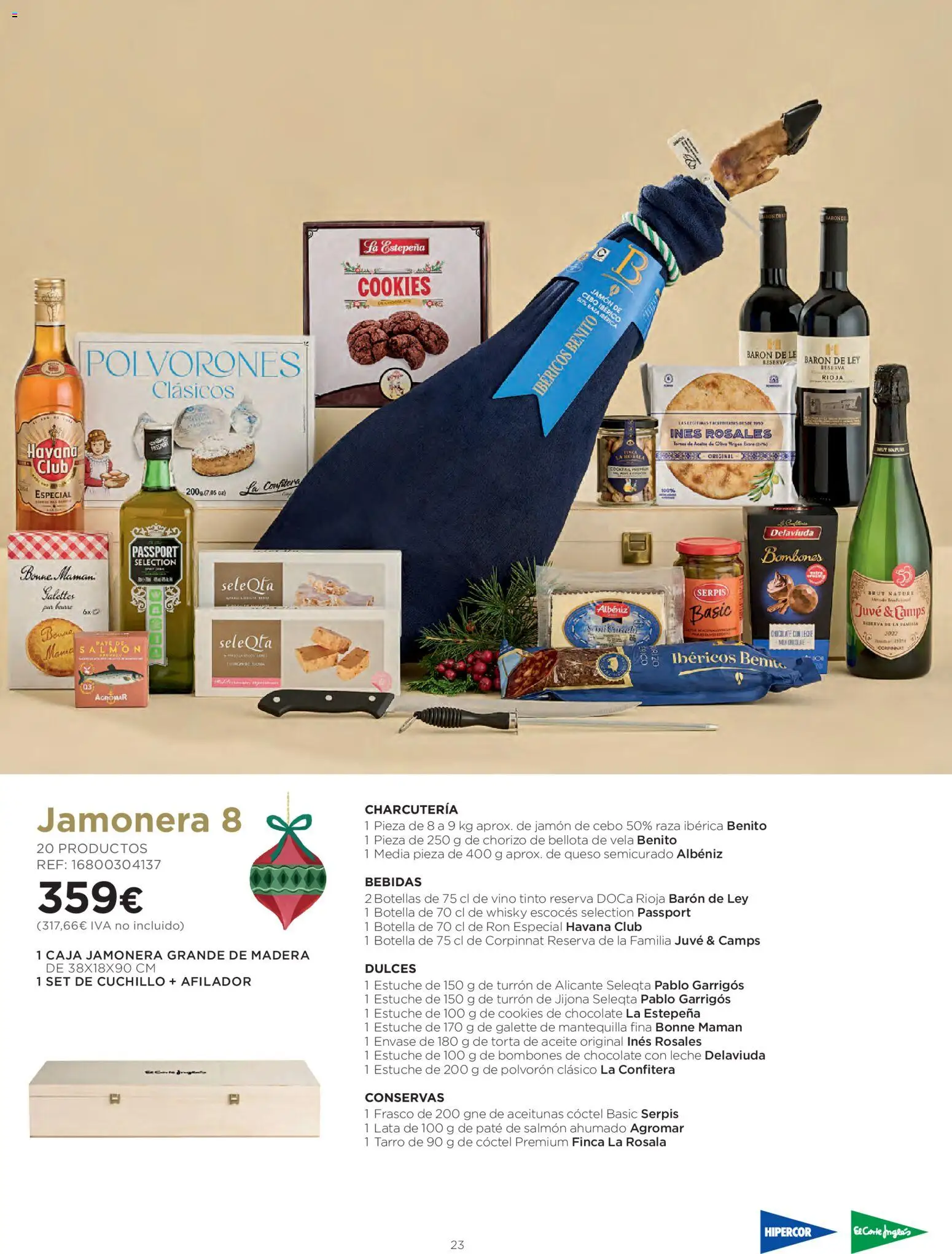 Hipercor - Cestas de Navidad Cataluňa │ válido desde el 08/10/2026 | Página: 23
