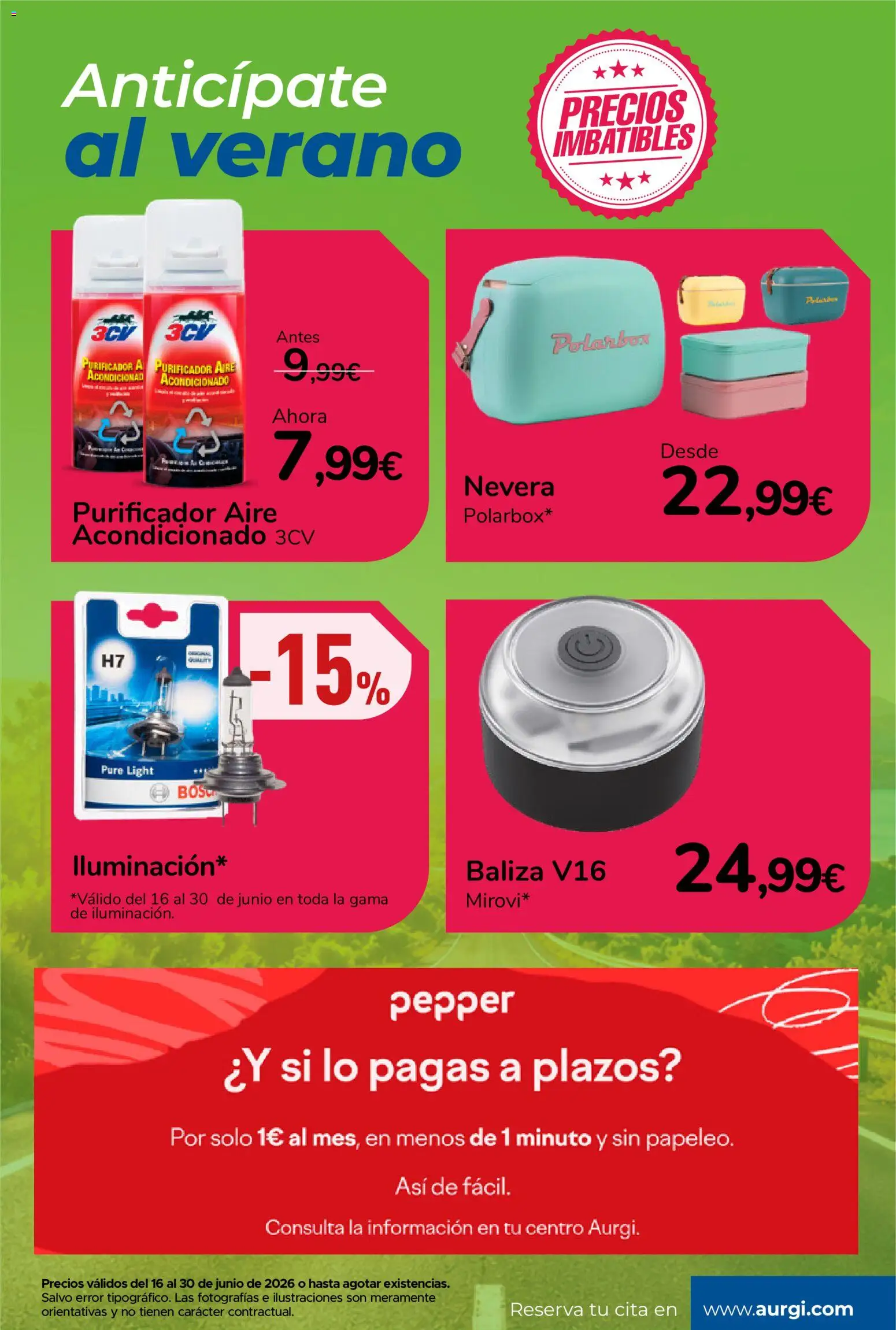 Aurgi folleto │ válido desde el 16.06.2026 | Página: 8 | Productos: Aire acondicionado, Nevera