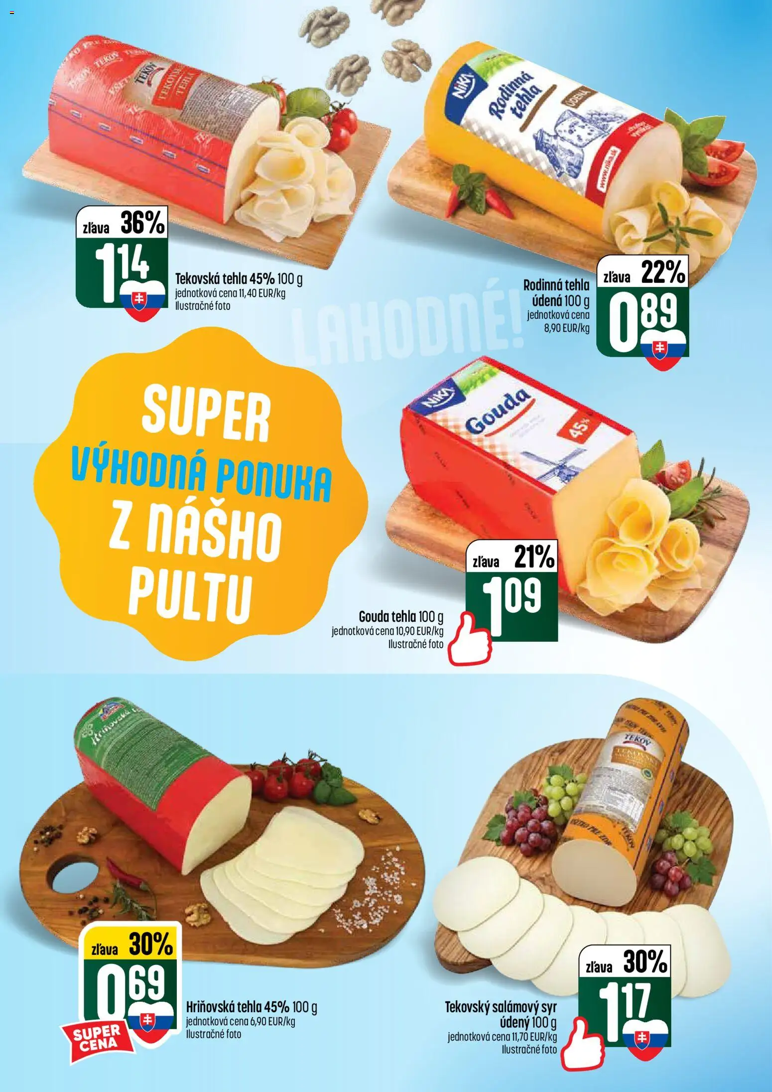 Nové COOP Jednota akcie – leták je platný od 02.07.2026 | Strana: 18 | Produkty: Syr, Gouda