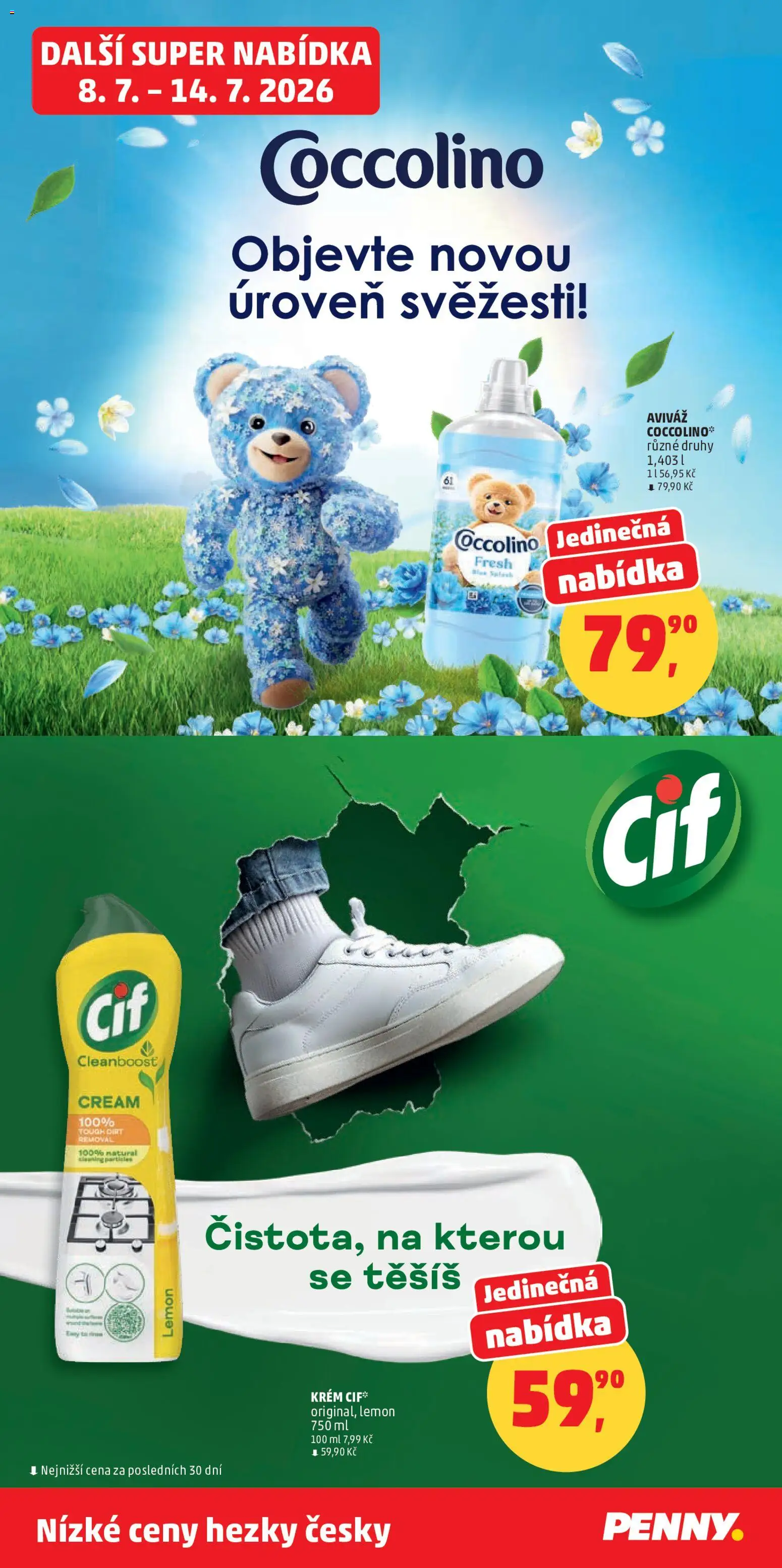 Penny Market leták od 08.07.2026 | Strana: 35 | Produkty: Aviváž, Krém, Coccolino, Cif