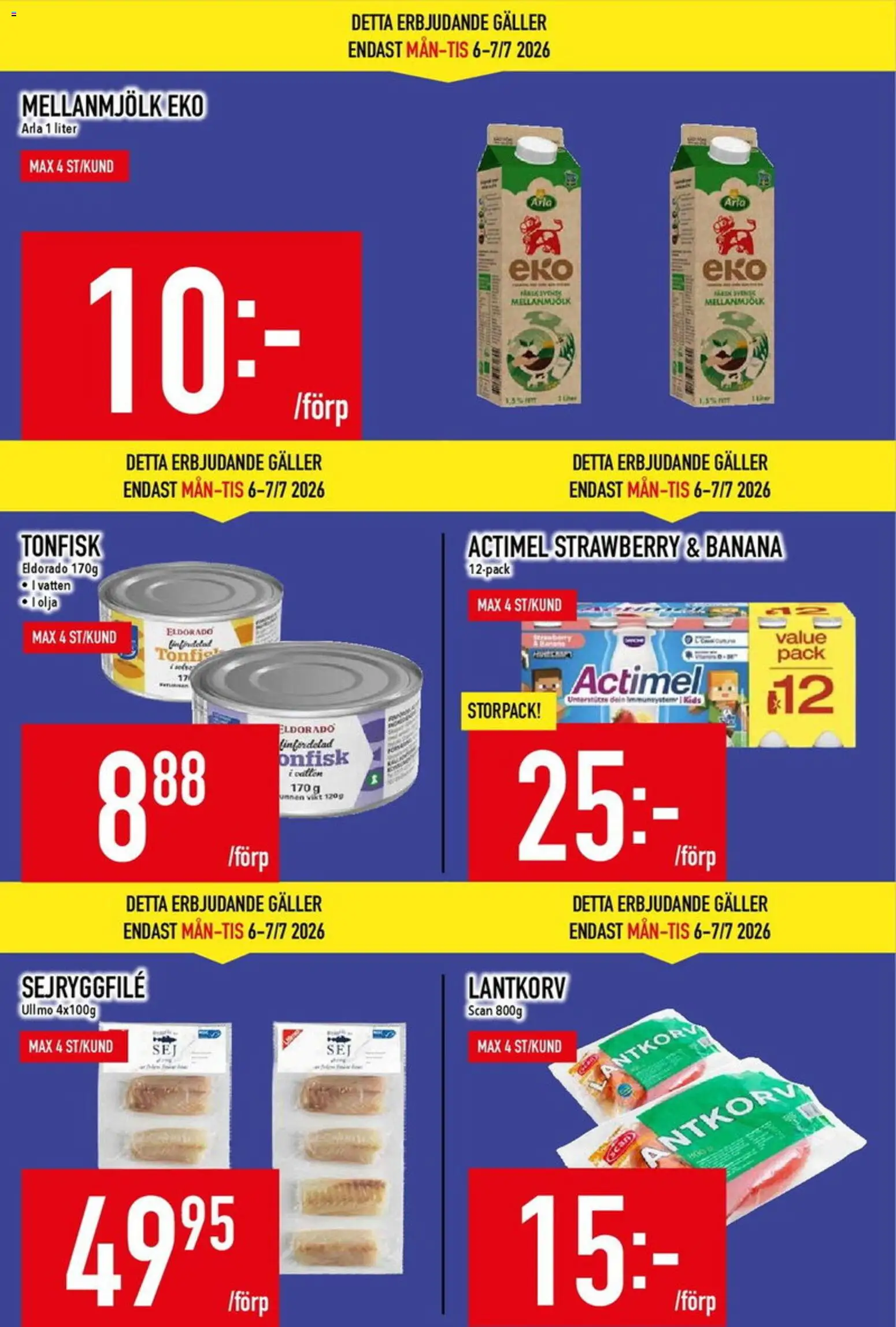 Matdax reklamblad aktuell från 06/07/2026 | Sida: 3