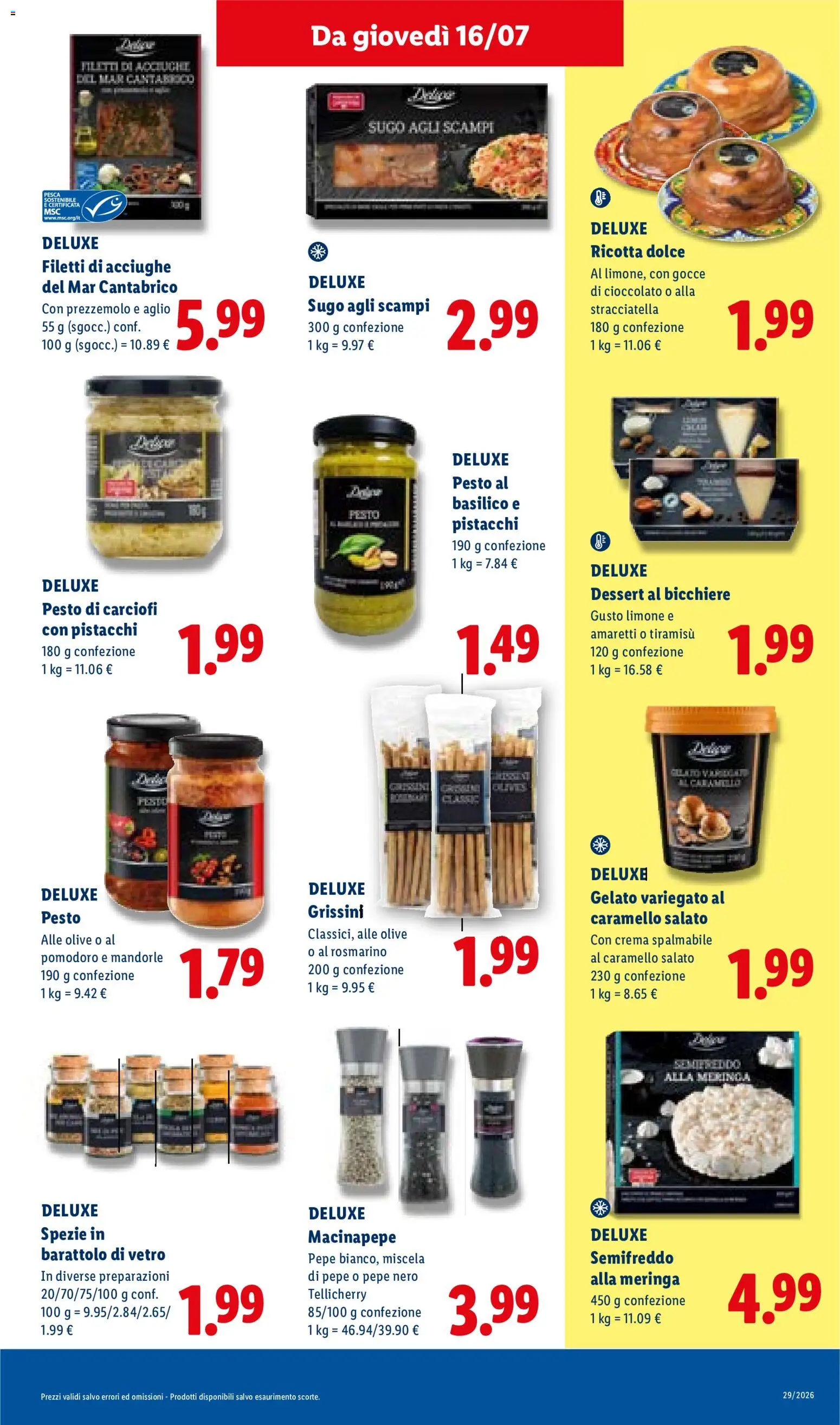 Volantino Lidl del 16/07/2026 | Pagina: 21 | Prodotti: Olive, Carciofi, Basilico, Ricotta