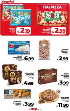 Anteprima del volantino COOP volantino Superstore Sicilia valido a partire dal 31/07/2026 | Pagina: 22 | Prodotti: Pesce, Gelato, Mozzarella, Torta