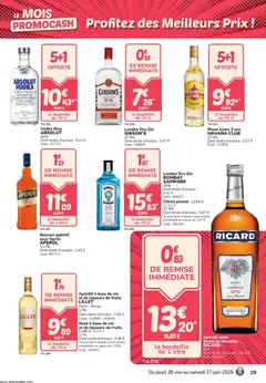 Promocash - Prévisualisation de Promocash catalogue valide à partir de 28.05.2026 | Page: 29 | Produits: Citron, Rhum, Vin, Thé
