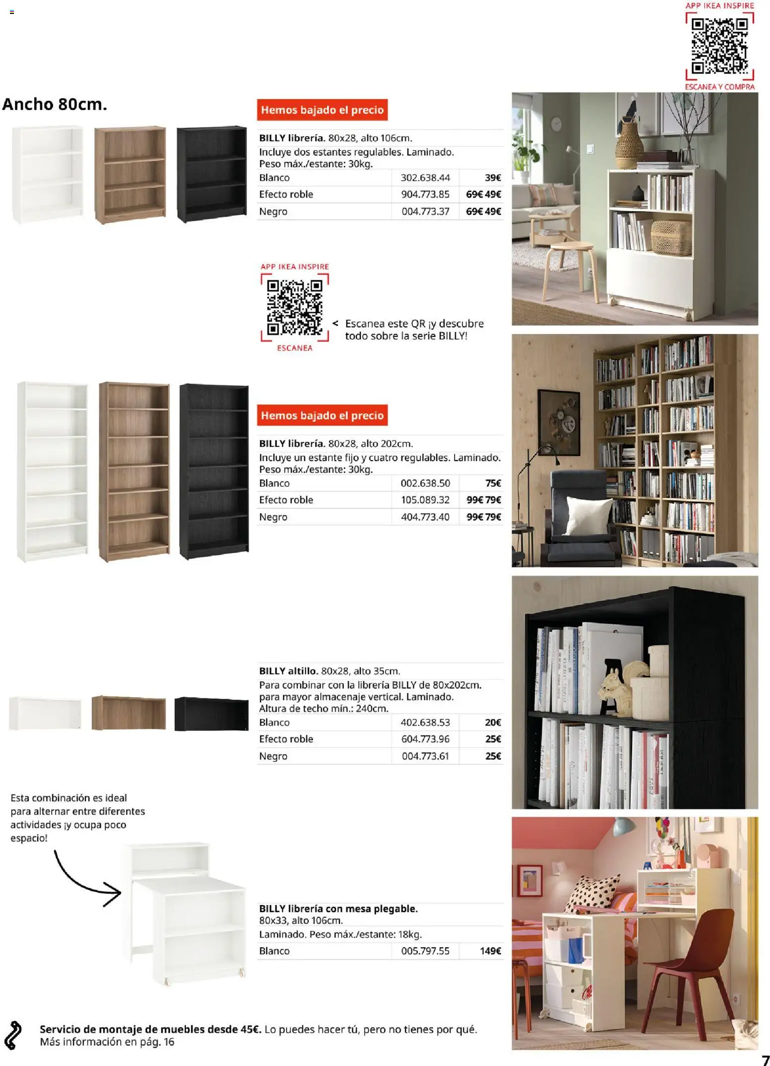 Catálogo IKEA Bily │ válido desde el 01.02.2026 | Página: 7 | Productos: Muebles, Peso, Almacenaje, Estante