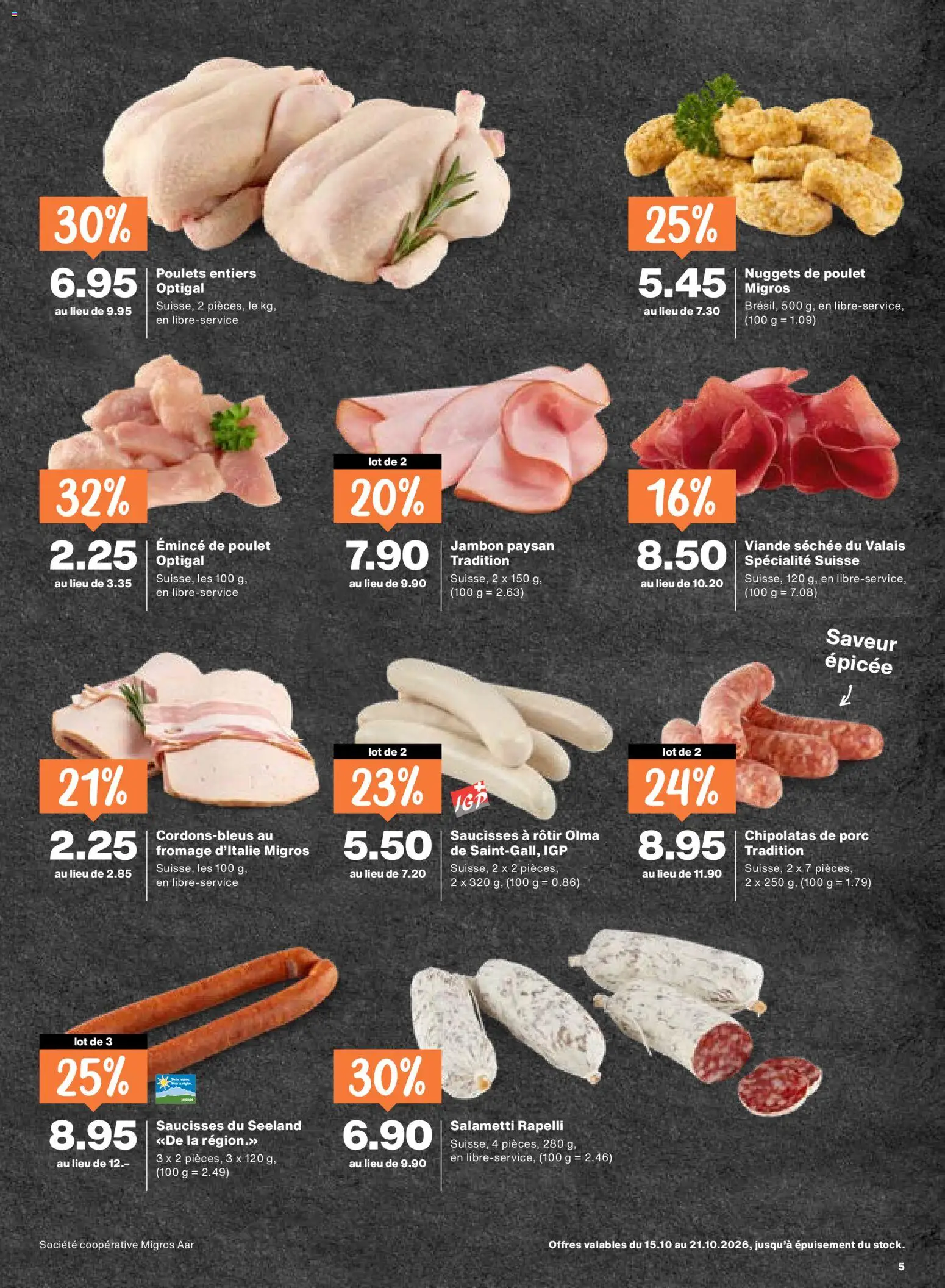 Migros aktionen FR – gültig ab 15.10.2026 | Seite: 5