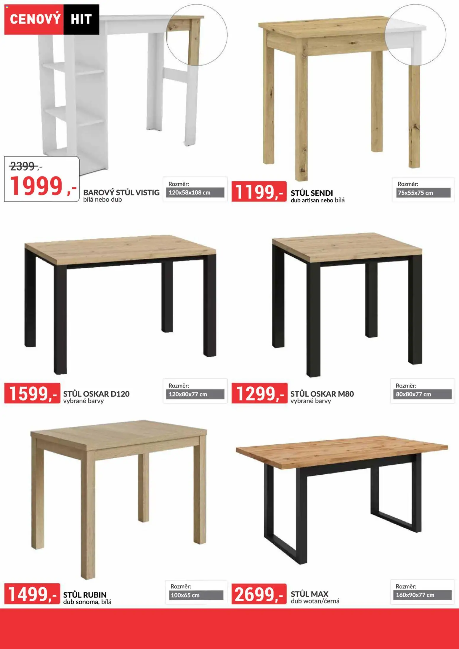 BAUMAX leták - Zaridte si bydlení podle sebe – vybírejte z tisícu produktu! od 01.11.2026 | Strana: 3 | Produkty: Stůl, Barvy