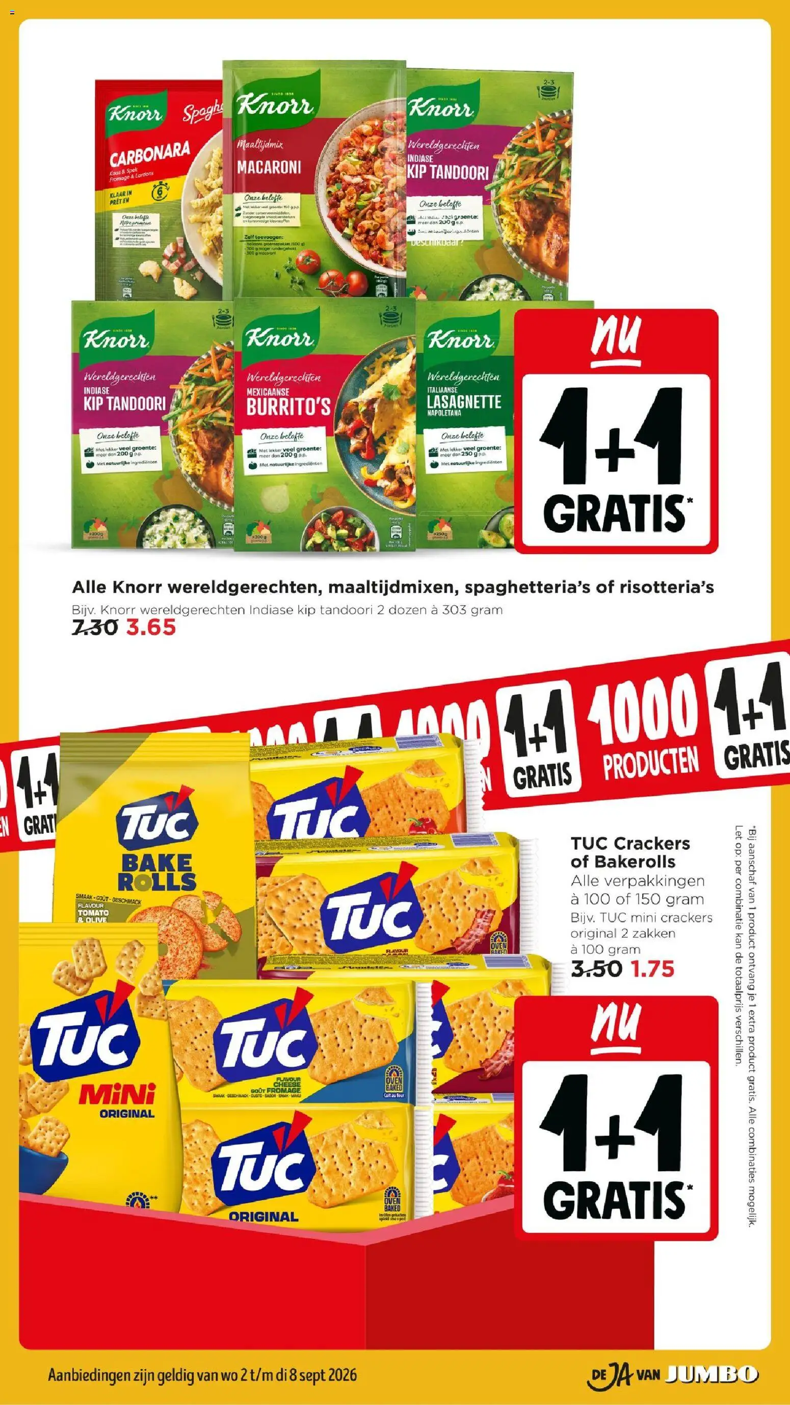 {H1} | Pagina: 8 | Producten: Spek, Crackers, Spaghetti, Ingrediënten
