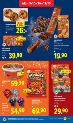 Lidl erbjudanden - Förhandsvisning av reklamblad från butik Lidl aktuell från 05/10/2026 | Sida: 15 | Produkter: Donut, Godis