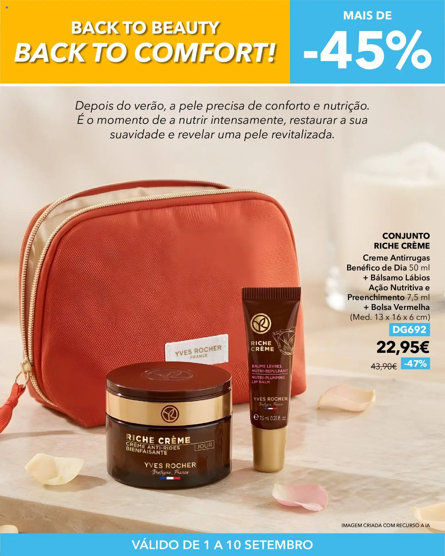 Yves Rocher - Back to beauty │ válido de 01/09/2026 | Página: 9 | Produtos: Bolsa, Creme