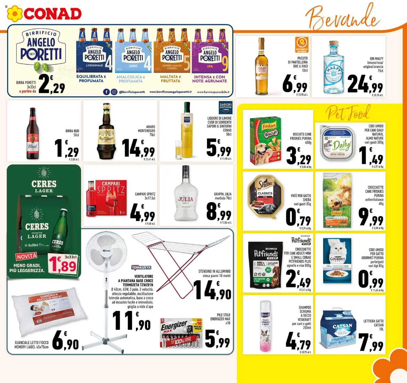 Volantino Conad del 01/07/2026 | Pagina: 17 | Prodotti: Paté, Gin, Ceres, Agnello