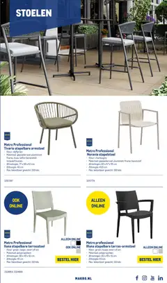 Makro folder - Terras & BBQ - Voorbeeld van een folder van Makro, geldig van 15-04-2026 | Pagina: 11 | Producten: Gewicht, Kussen