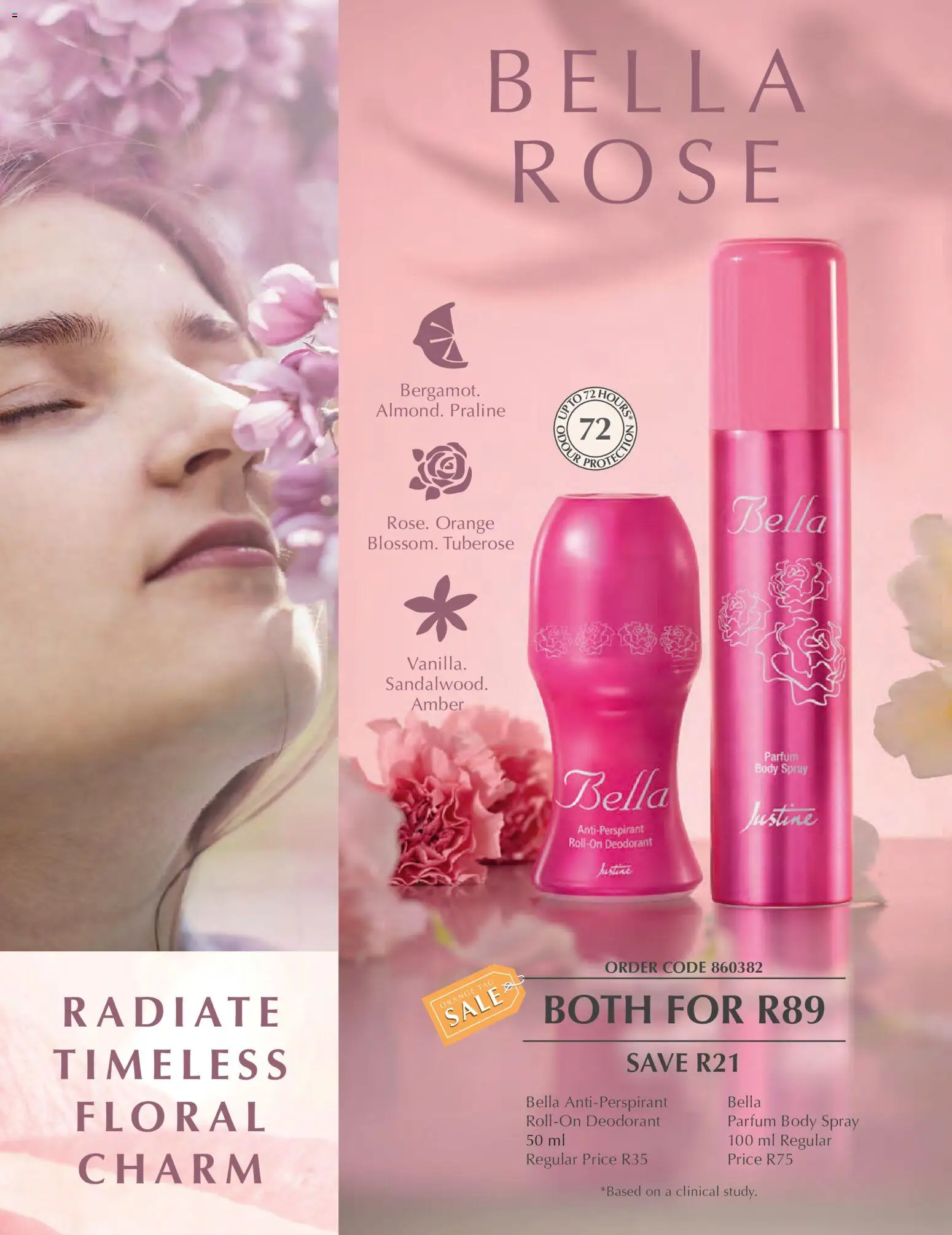 New Justine catalogue – valid from 15.05.2026 | Page: 3 | Products: Body spray, Deodorant, Antiperspirant