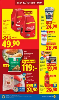 RYBERGS Grillkorv Uddevallare, Bohusgrillare, 200 g - Förhandsvisning av reklamblad från butik Lidl aktuell från 12/10/2026 | Sida: 8 | Produkter: Falukorv, Grillkorv, Creme fraiche, Tomater