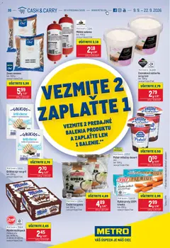 Metro leták platný od 09.09.2026