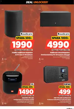 Power erbjudanden - Förhandsvisning av reklamblad från butik Power aktuell från 17/08/2026 | Sida: 11 | Produkter: Smartphone, Audio, Radio, Wifi