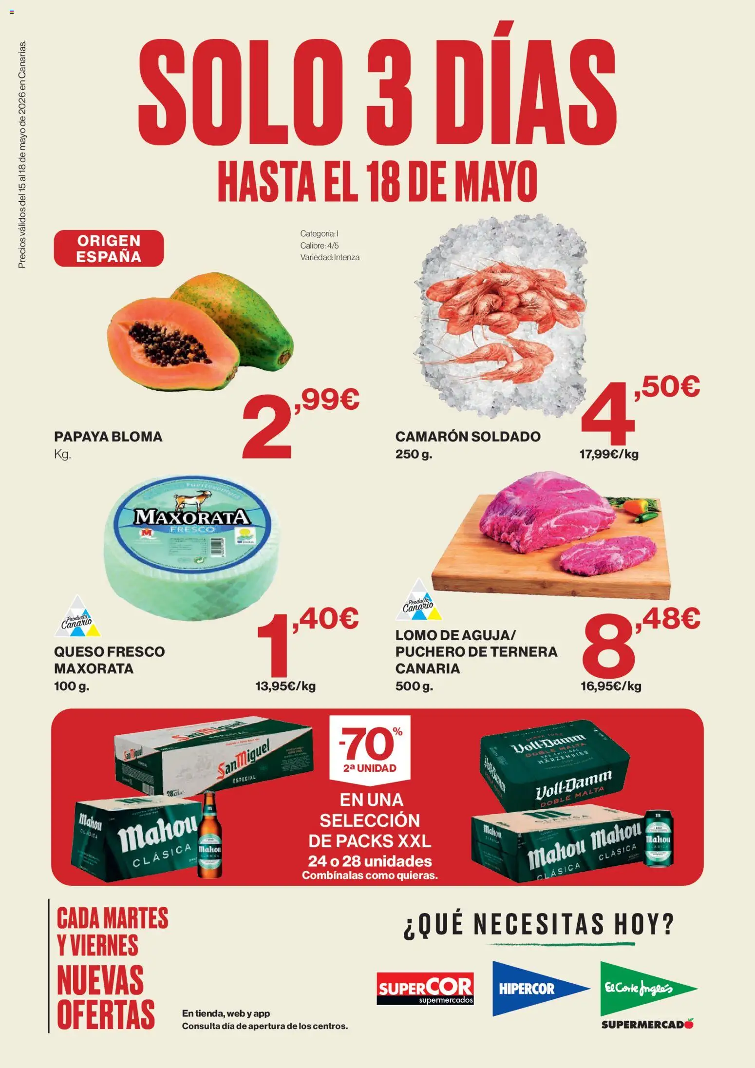 Supercor Canarias │ válido desde el 15.05.2026 | Página: 1 | Productos: Queso, Queso fresco