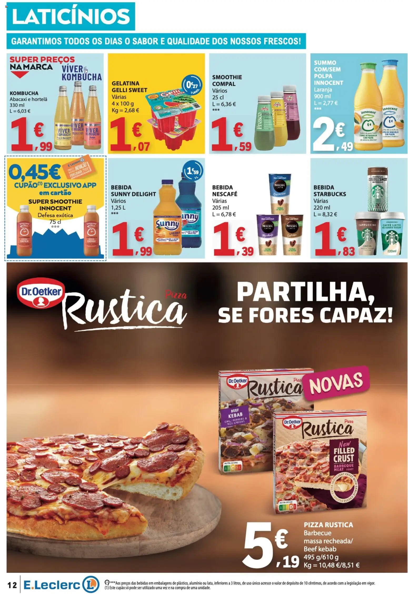 E.Leclerc folheto │ válido de 29/10/2026 | Página: 12 | Produtos: Gelatina, Hortelã, Laticínios, Abacaxi