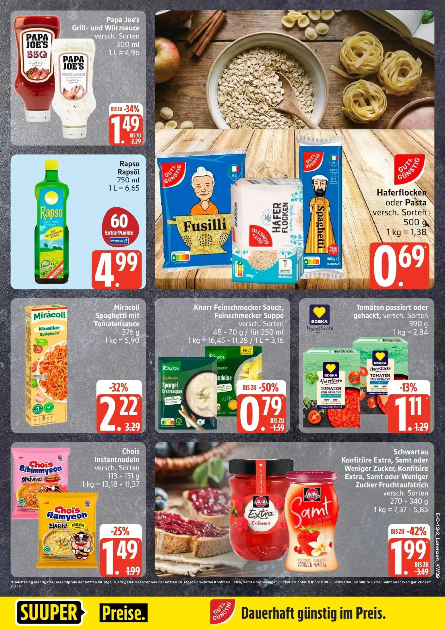 Marktkauf Prospekt Heide (ab 21.09.2026) » Angebote online | Seite: 13 | Produkte: Spaghetti, Tomaten, Knorr, Zucker