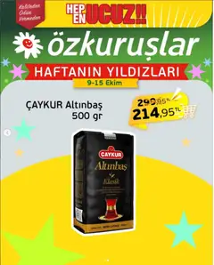 09 Ekim 2026 tarihinden itibaren geçerli olan Özkuruşlar kataloğu önizlemesi