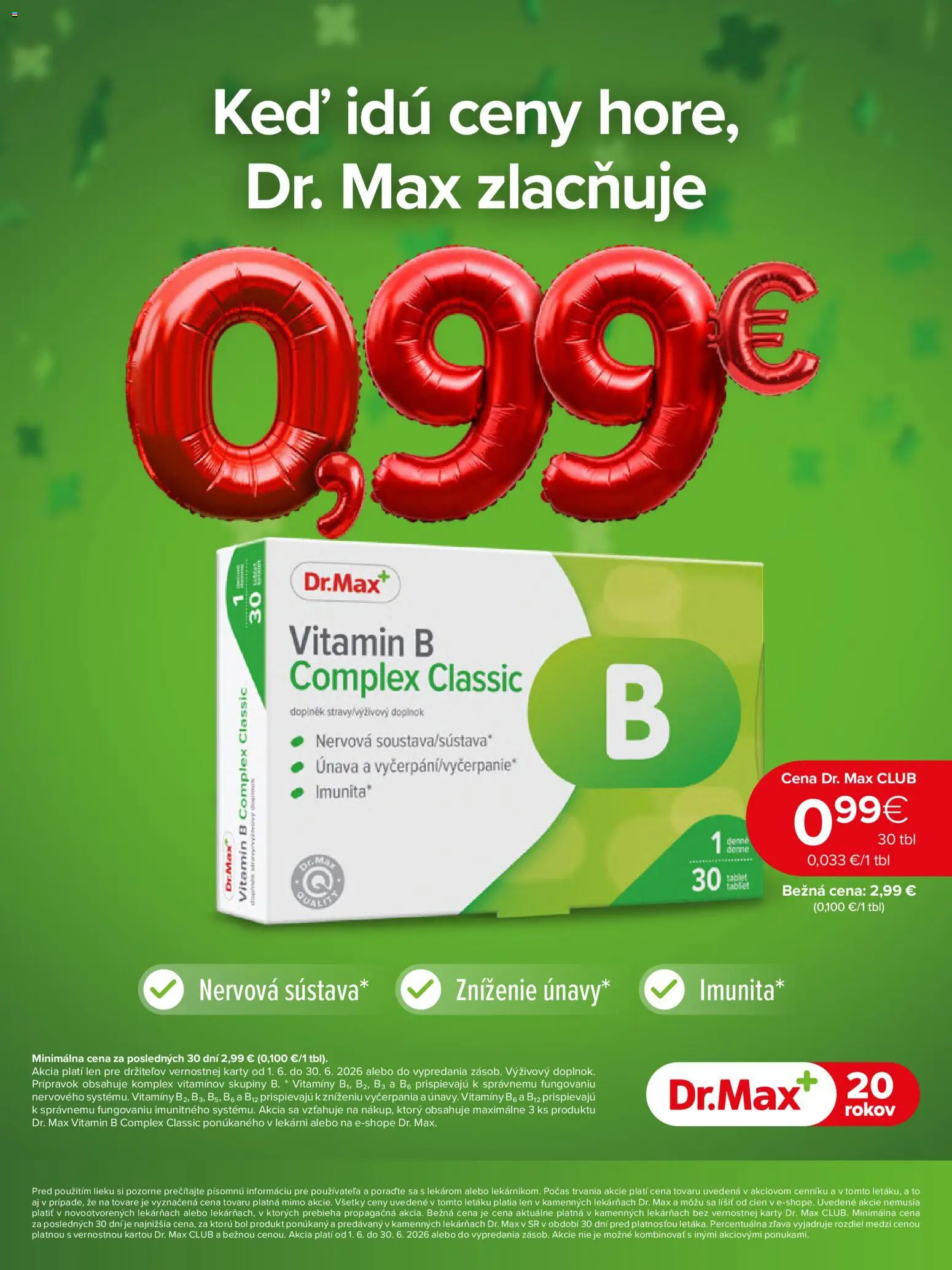 Nové Dr. Max akcie – leták je platný od 01.06.2026 | Strana: 16 | Produkty: Tablet