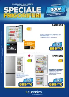Anteprima del volantino Euronics volantino Frigoriferi valido a partire dal 30/07/2026