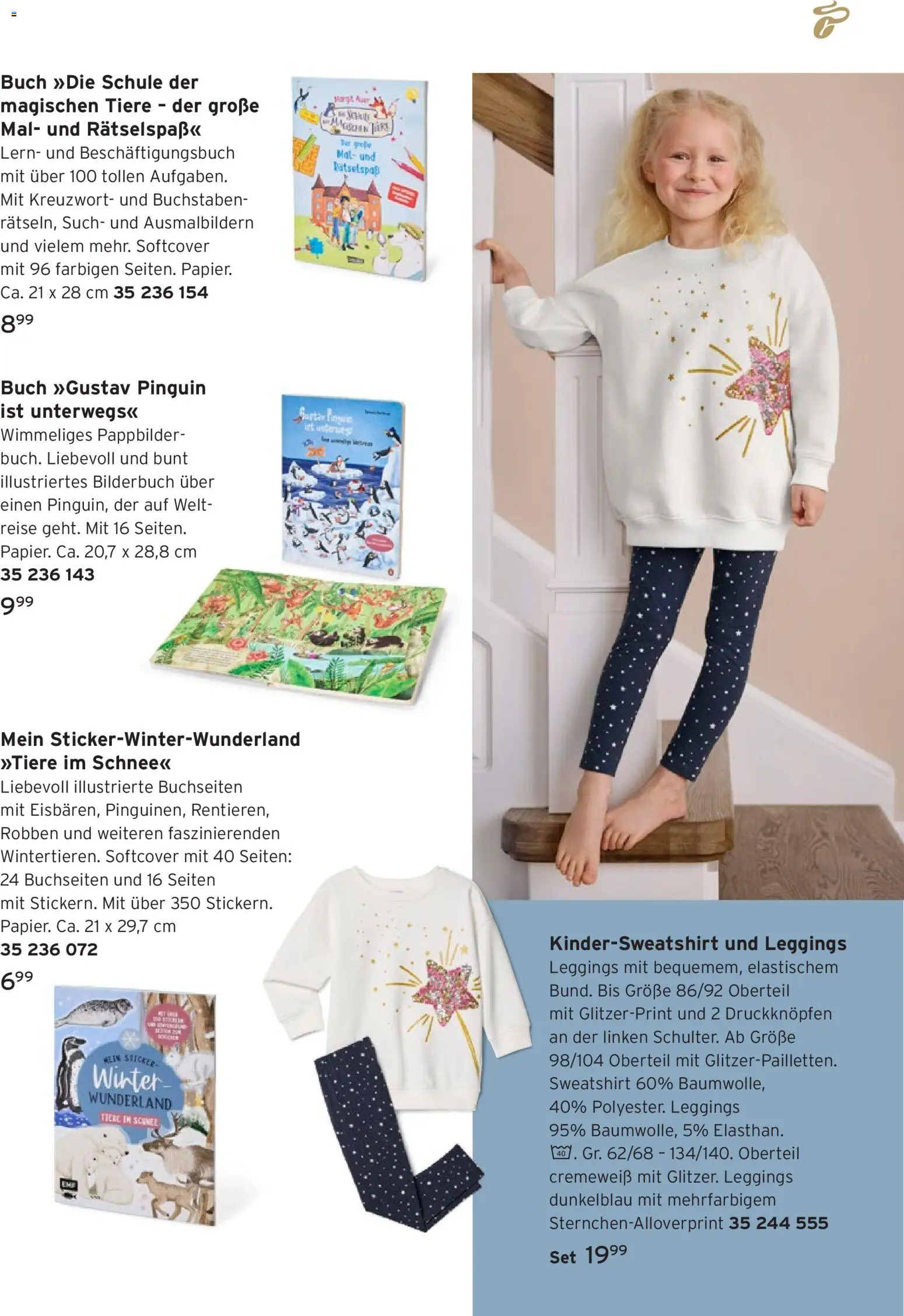 Prospekt Tchibo Kuschelige Wintermagie – gültig ab 21.10.2026 | Seite: 19 | Produkte: Sweatshirt, Leggings