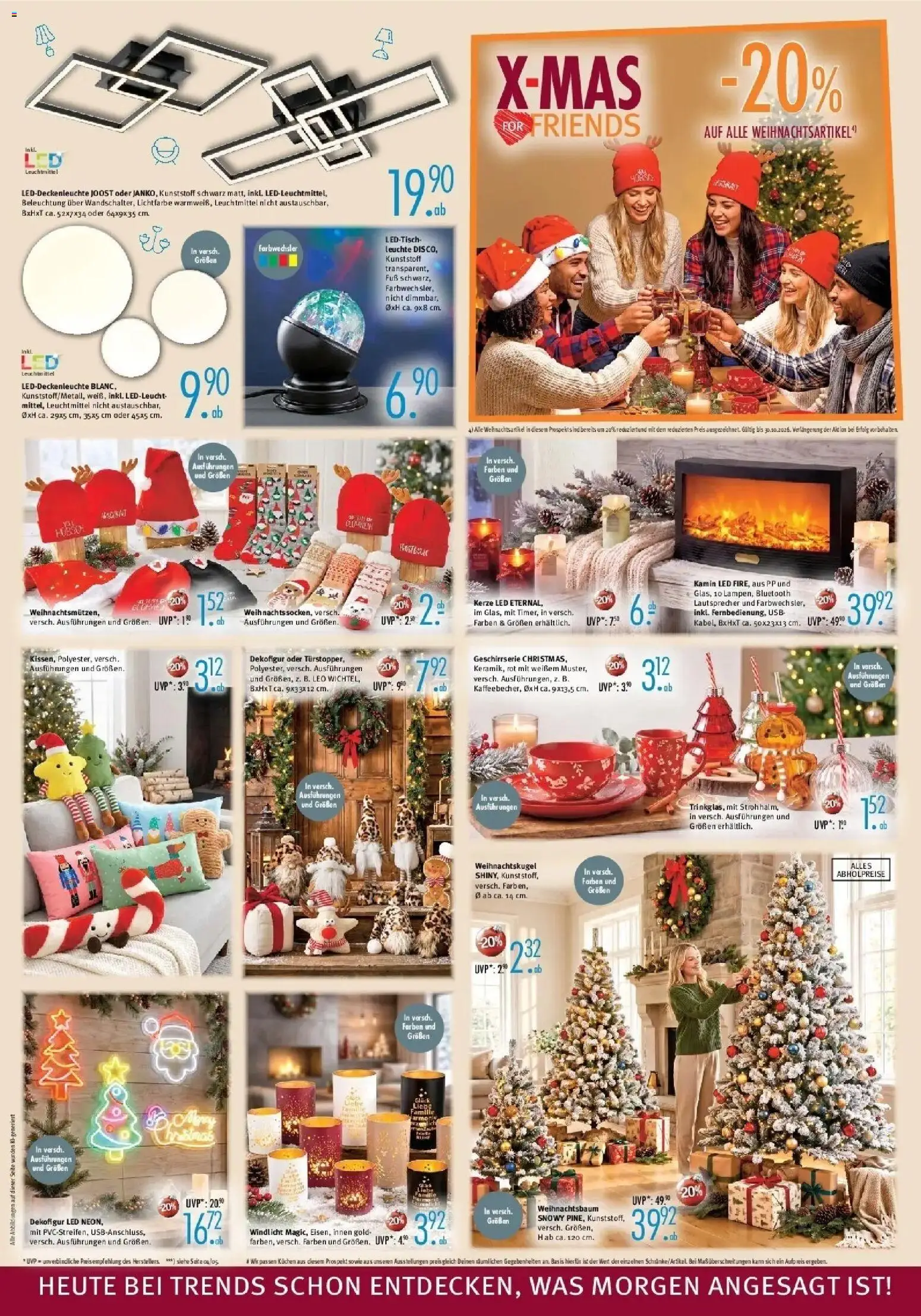 Trends - Ostermann Trends: Neue Möbel wirken Wunder. (ab 24.10.2026) zum Blättern | Seite: 6 | Produkte: Lautsprecher, USB, Kamin, Kuchen