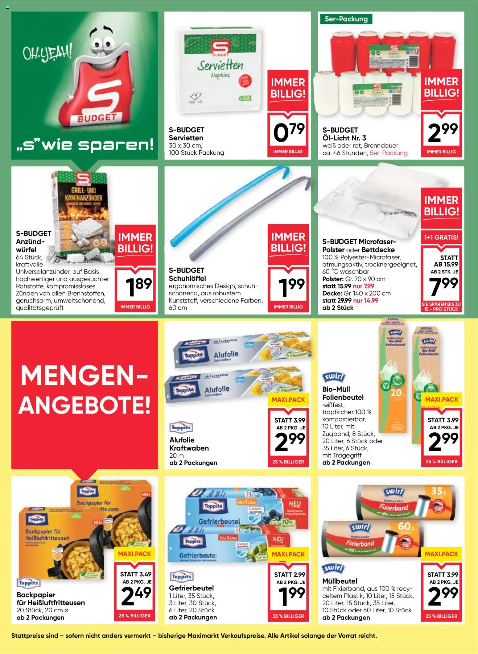 Maximarkt Flugblatt gültig ab 27.08.2026 | Seite: 16 | Produkte: Grill, Decke