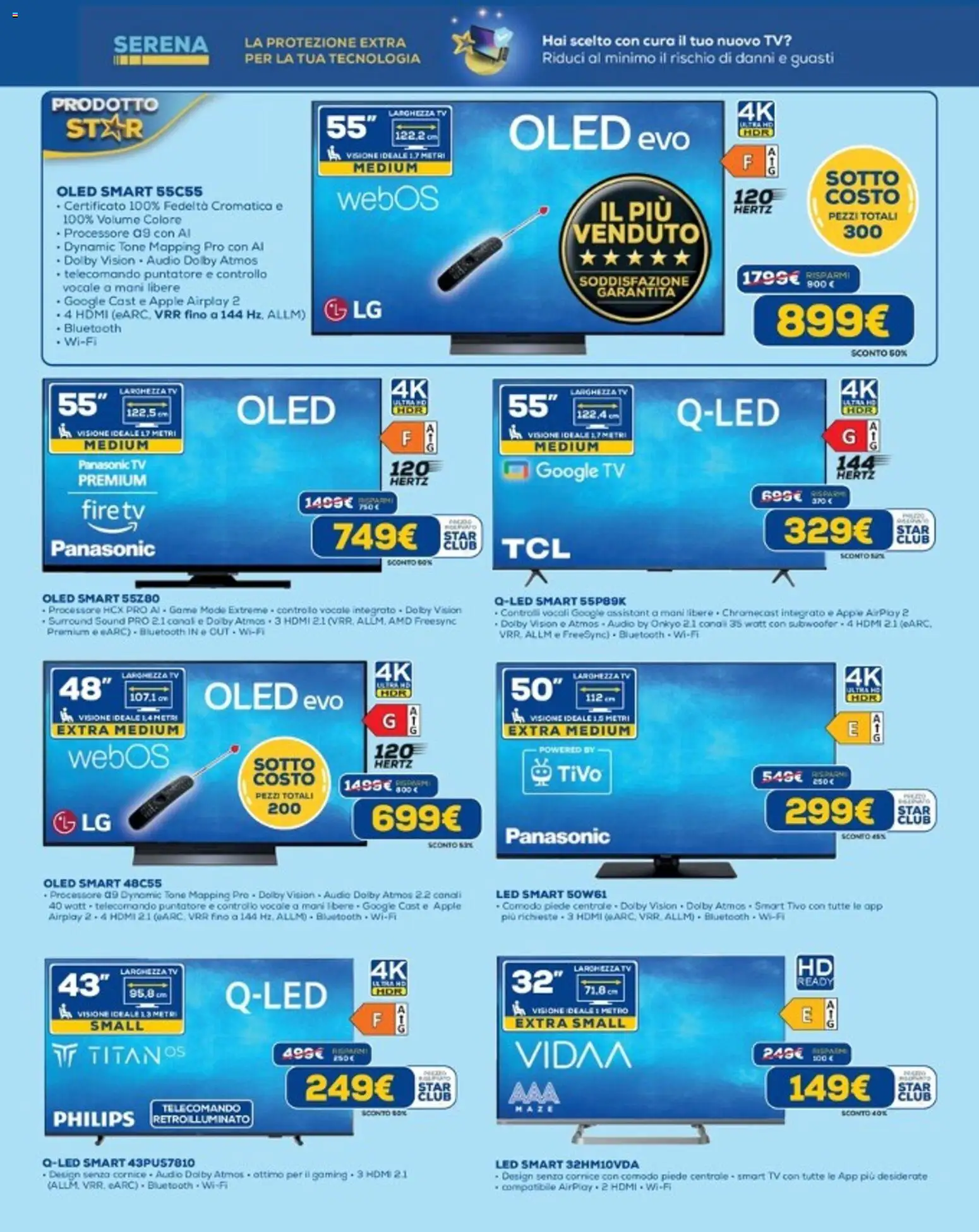 Volantino Euronics del 10/09/2026 | Pagina: 7 | Prodotti: Telecomando, smart TV, TV, Audio