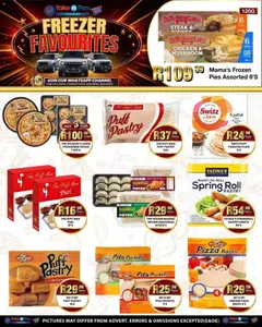 Take n Pay specials catalogue – valid from 27/07/2026 | Page: 29 | Products: Freezer, Steak, Pizza, Chicken