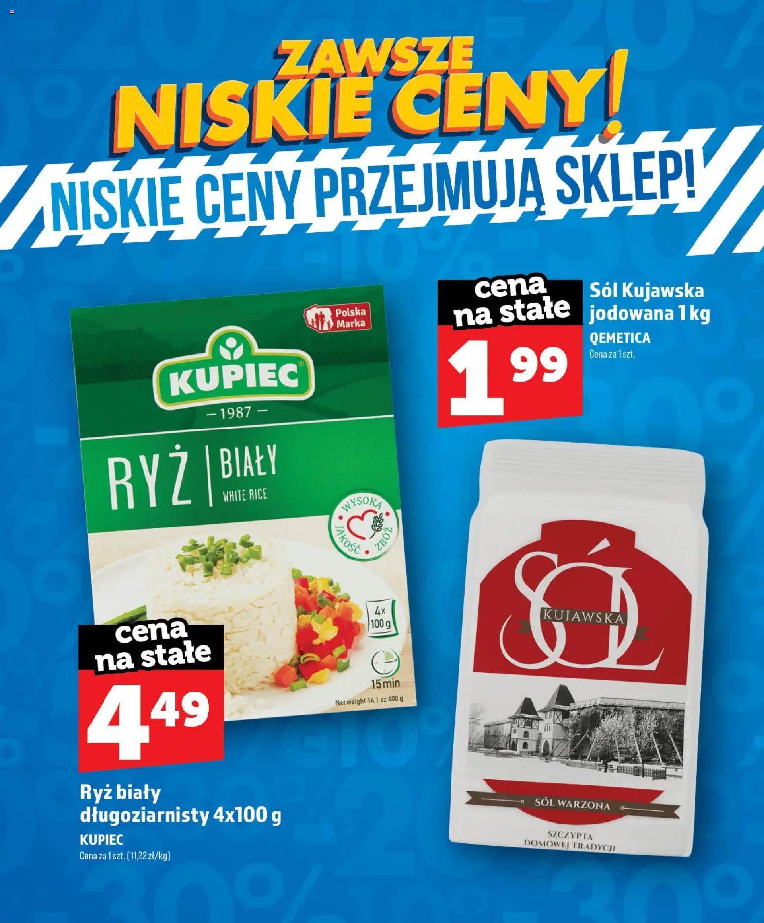 Topaz gazetka - Zawsze Niskie Ceny od 01.07.2026 | Strona: 33 | Produkty: Ryż, Sól