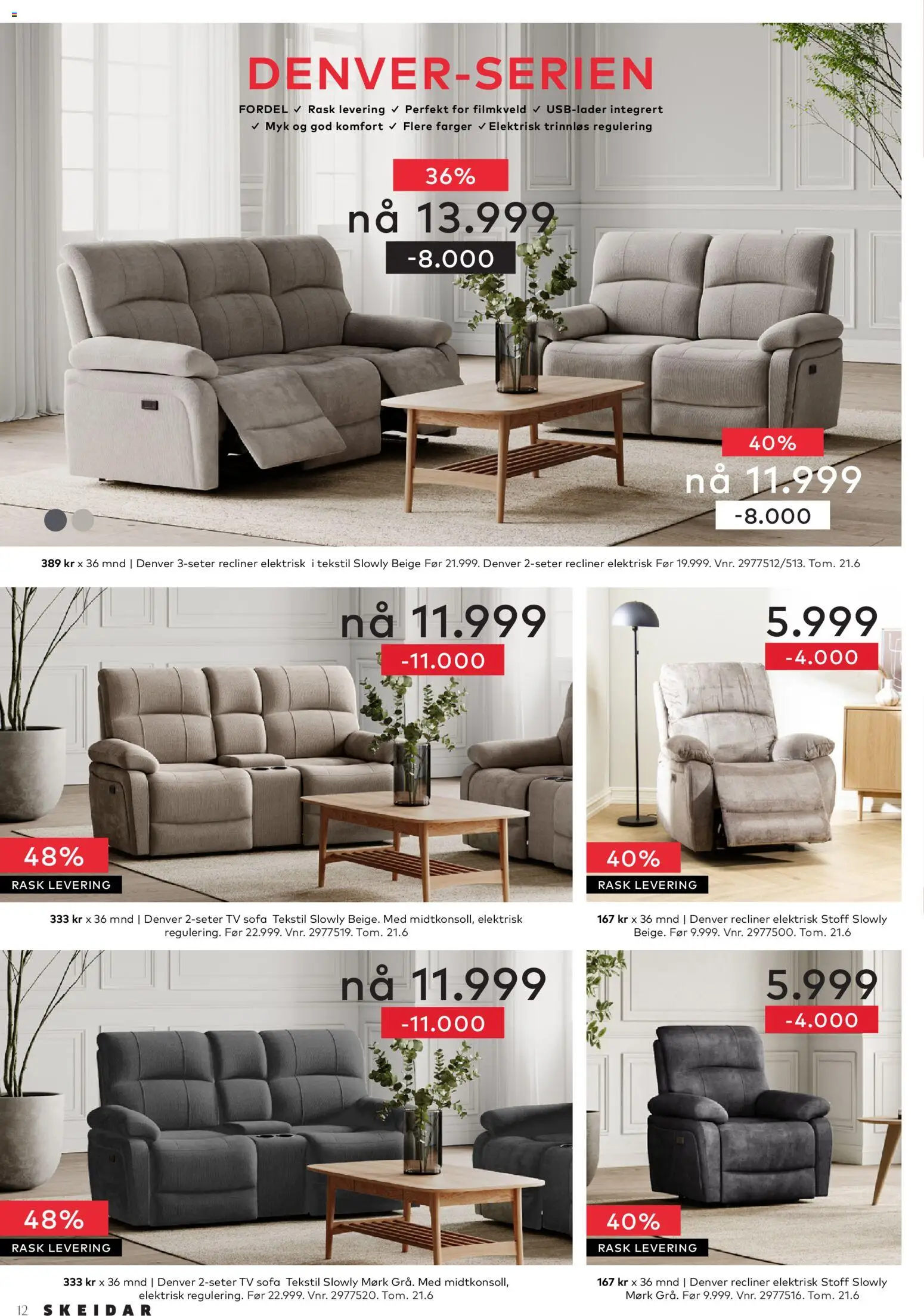 {H1} | Side: 12 | Produkter: Tv, Sofa