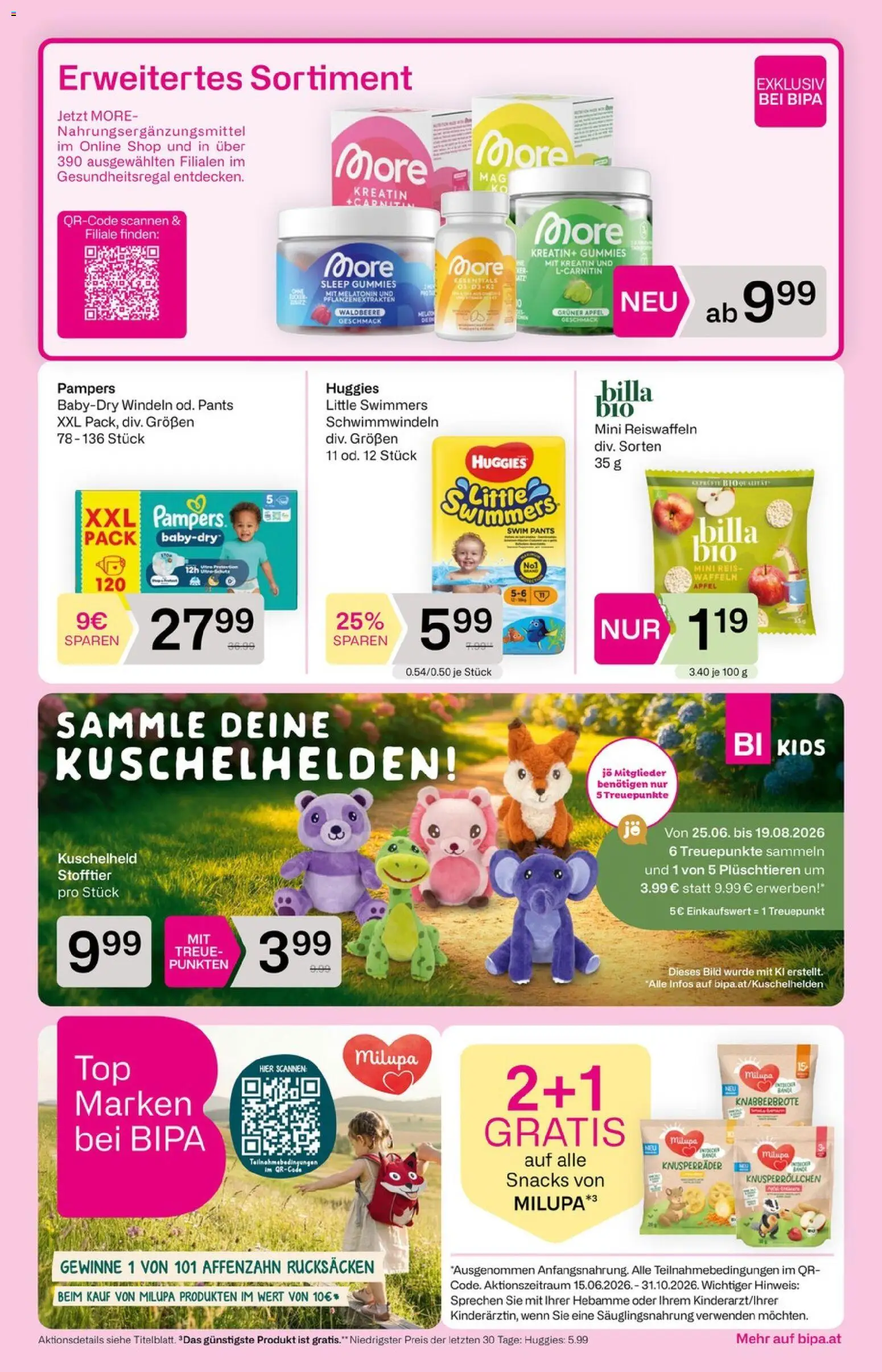 Bipa Flugblatt gültig ab 23.07.2026 | Seite: 5 | Produkte: Rum, Pampers, Äpfel, Reis