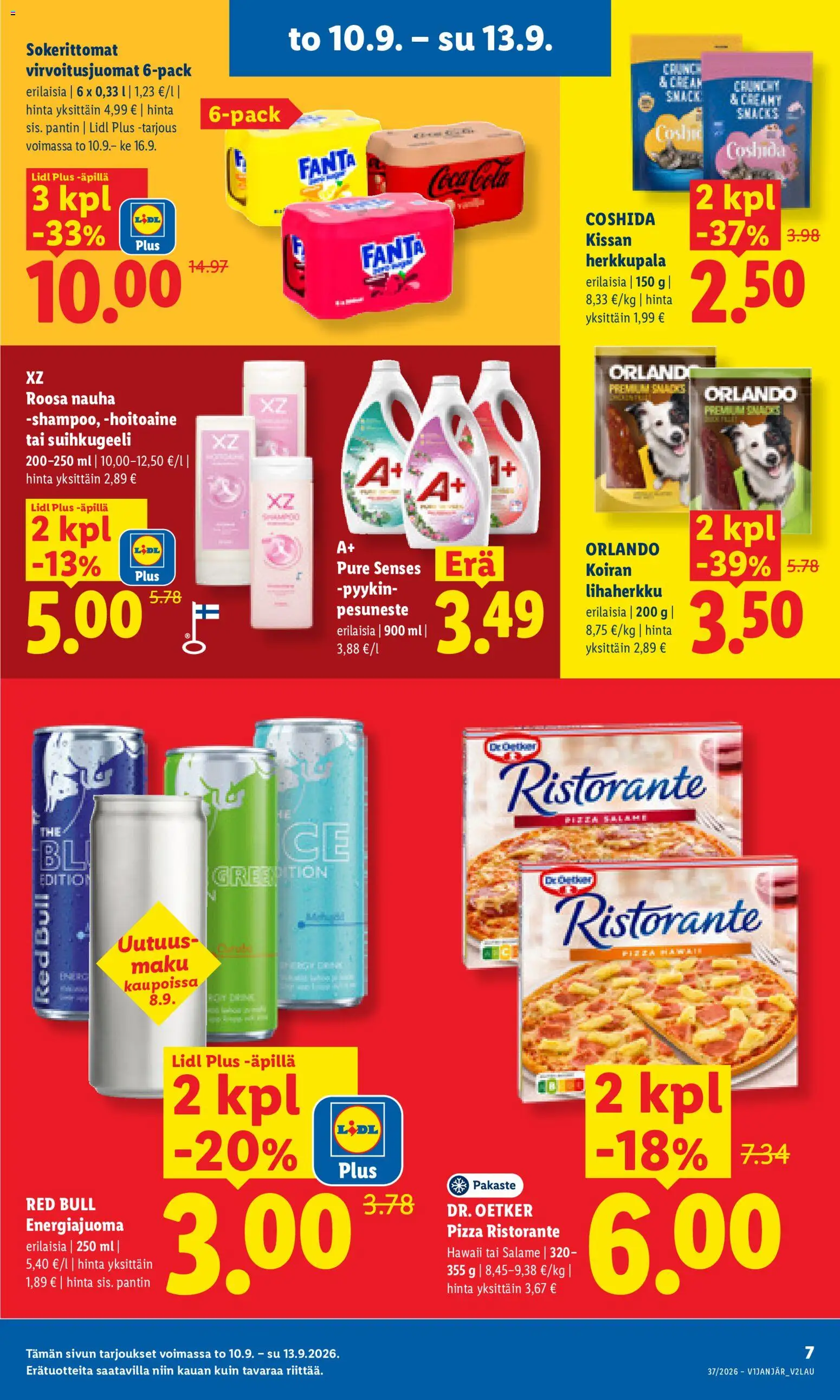 Lidl tarjoukset - Helsinki – voimassa 10/09/2026 alkaen | Sivu: 7