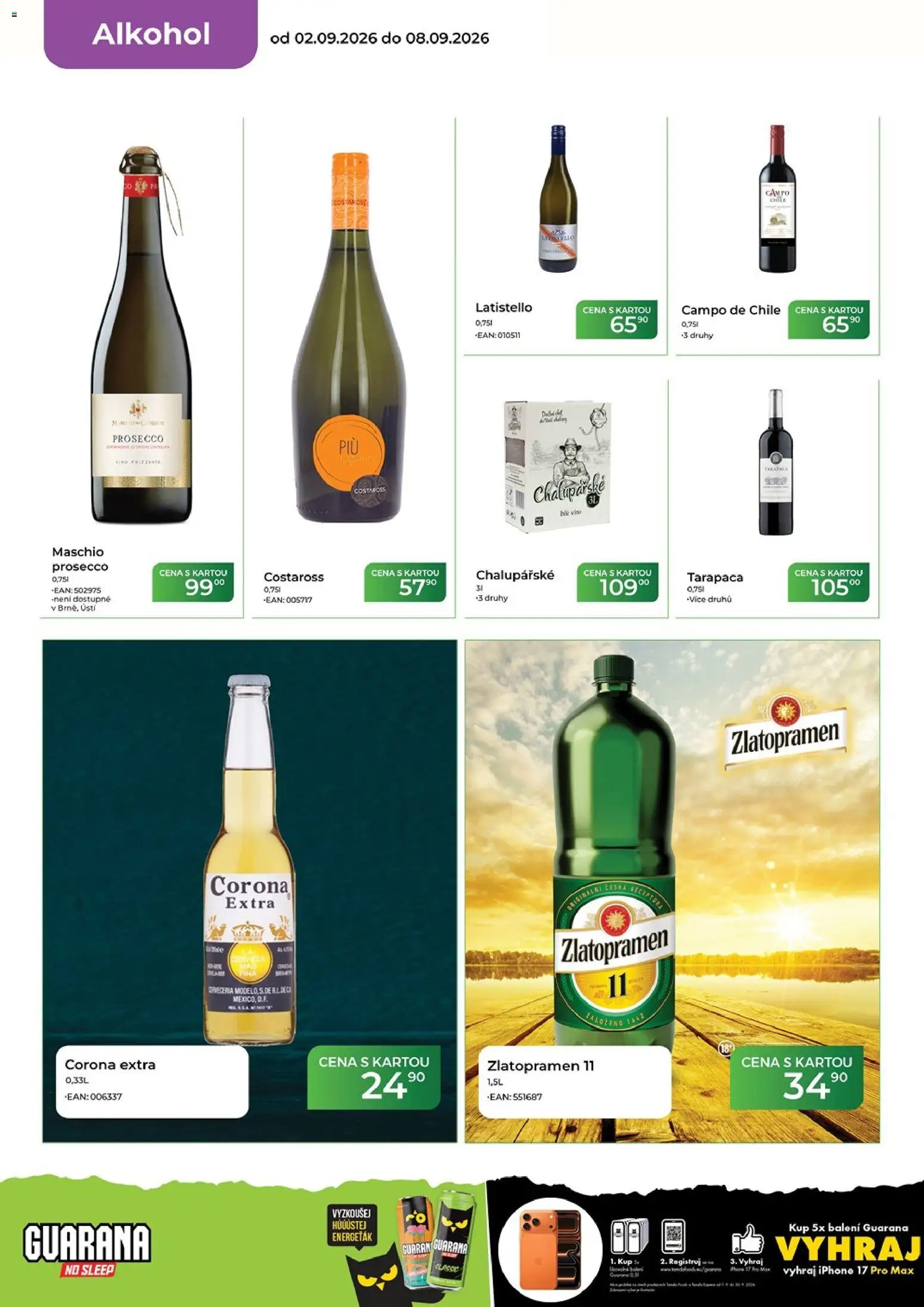 Tamda Foods leták od 02.09.2026 | Strana: 14 | Produkty: Prosecco, Víno, Iphone, Maschio prosecco