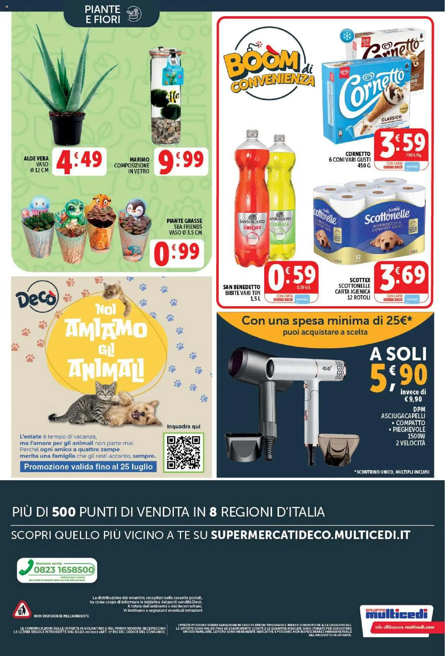 Volantino Decò del 21/07/2026 | Pagina: 20 | Prodotti: Carta igienica, Tè, Aloe vera, Cedrata