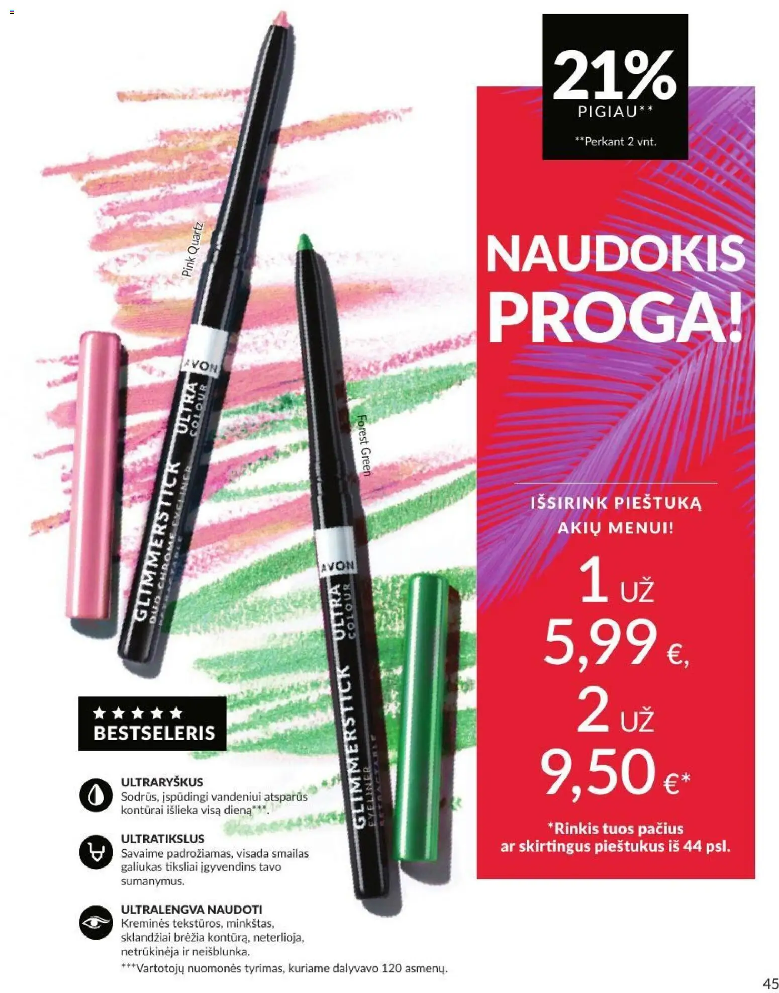 AVON akcijos nuo 2026.07.01 | Puslapis: 45