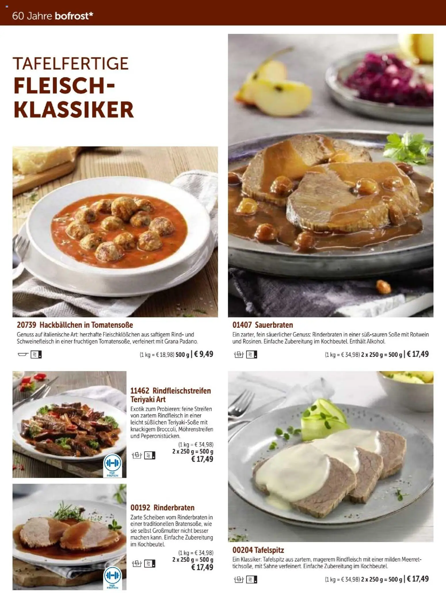 Bofrost Katalog – gültig ab 07.09.2026 | Seite: 84 | Produkte: Rotwein, Schweinefleisch, Sahne, Fleisch