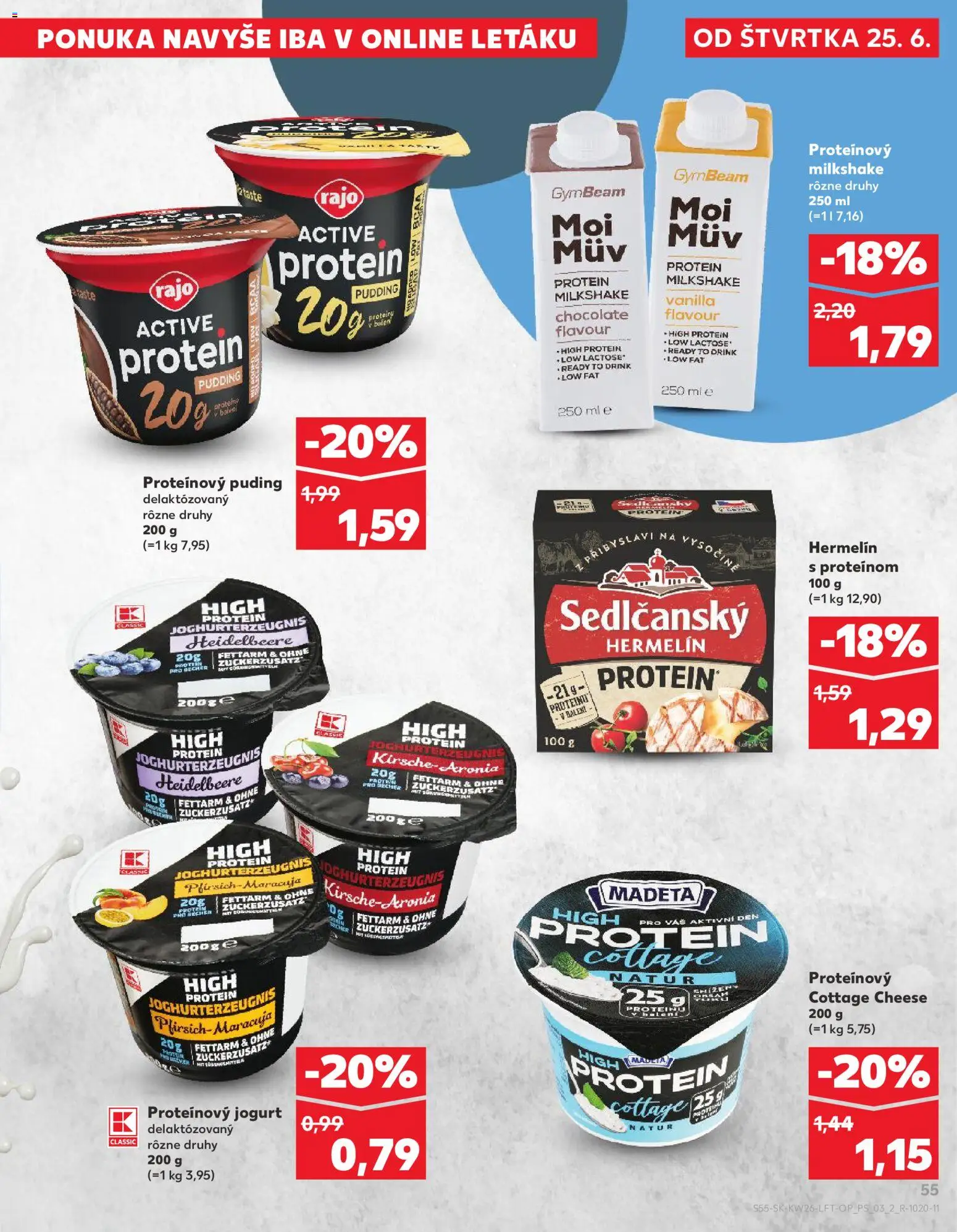 Nové Kaufland akcie – leták je platný od 25.06.2026 | Strana: 55