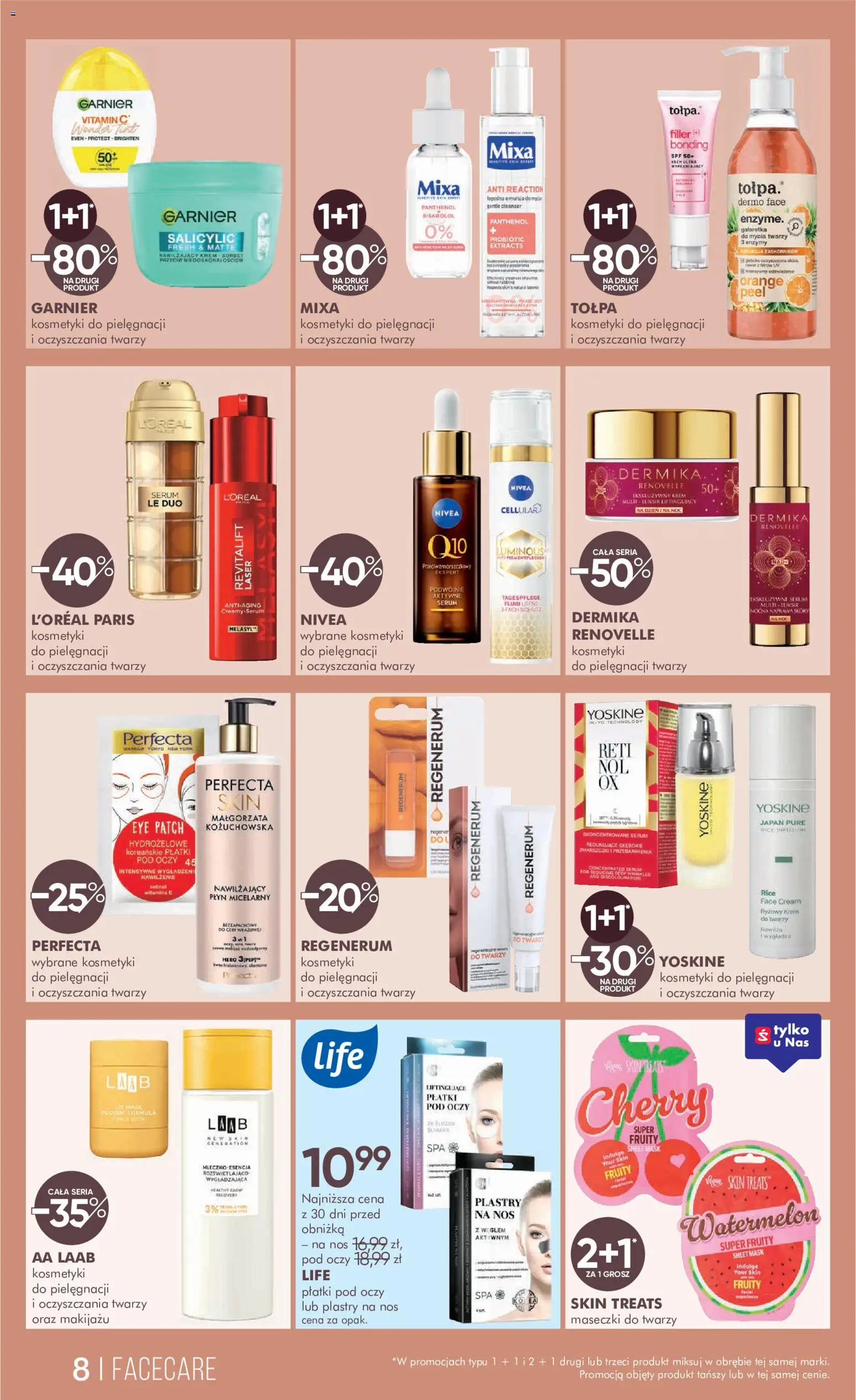 Super-pharm gazetka od 29.07.2026 | Strona: 8 | Produkty: Galaretka, Maseczki, Sorbet, Płatki