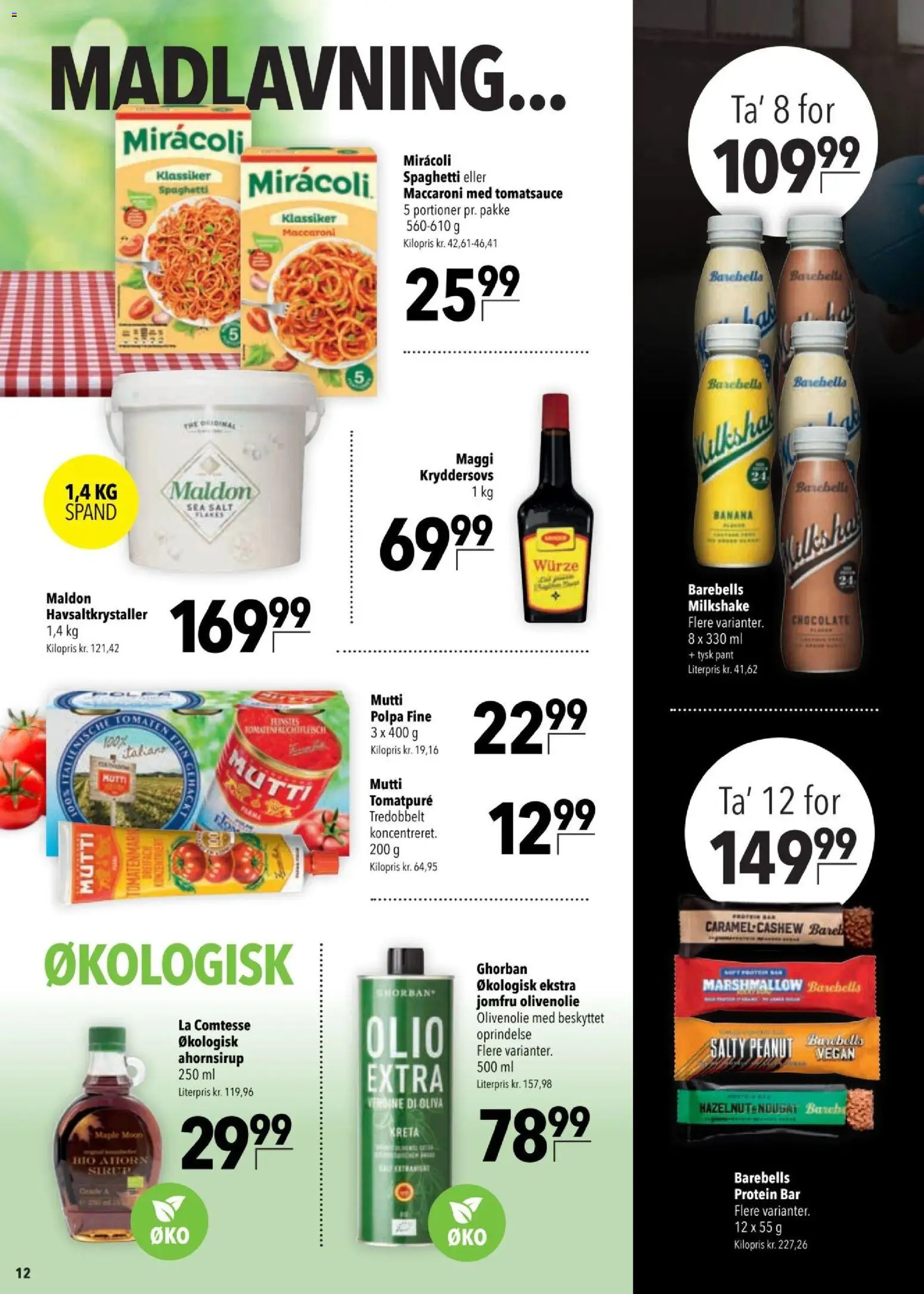 CITTI tilbudsavis – gyldig fra 25/03/2026 | Side: 12 | Produkter: Sirup, Spaghetti, Milkshake, Tomatpuré