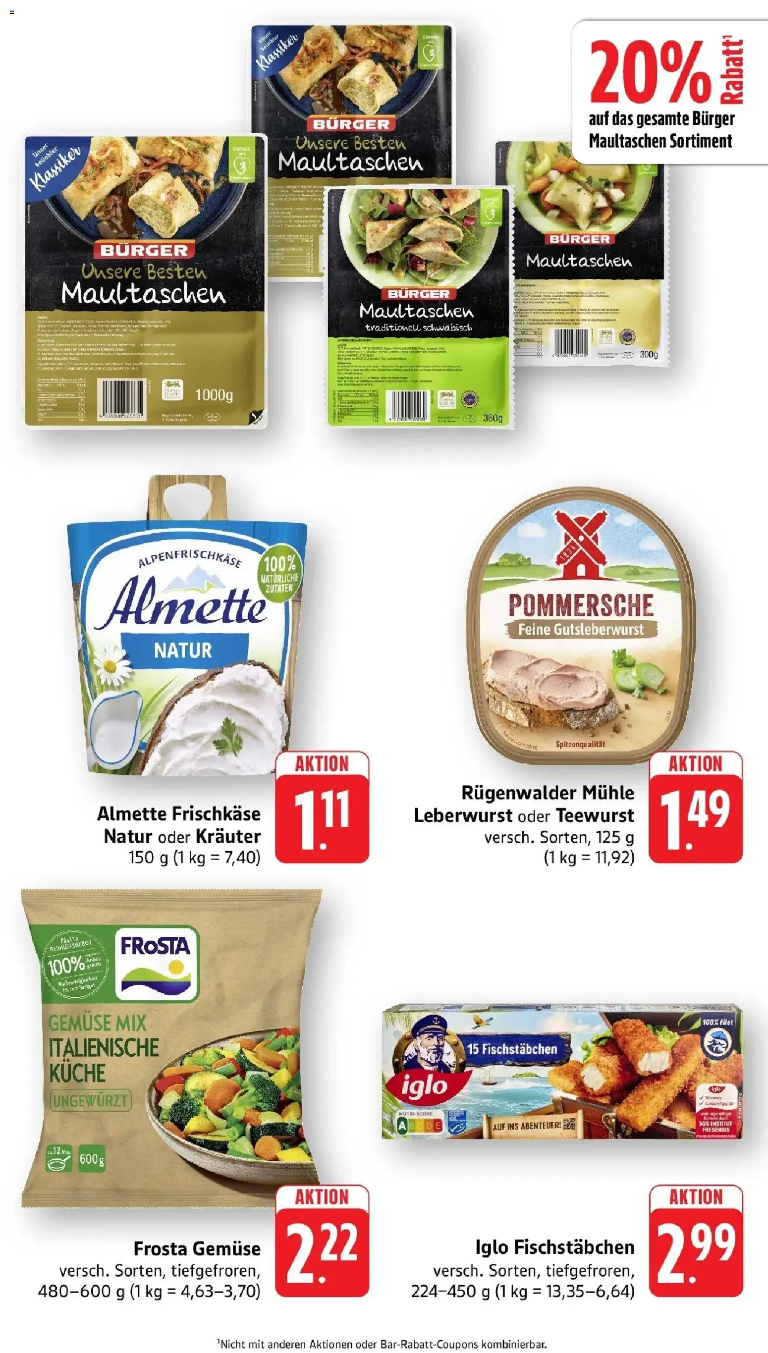 nah & gut Prospekt Neuhofen – gültig ab 12.10.2026 | Seite: 5 | Produkte: Küche, Frosta, Fischstabchen, Gemüse