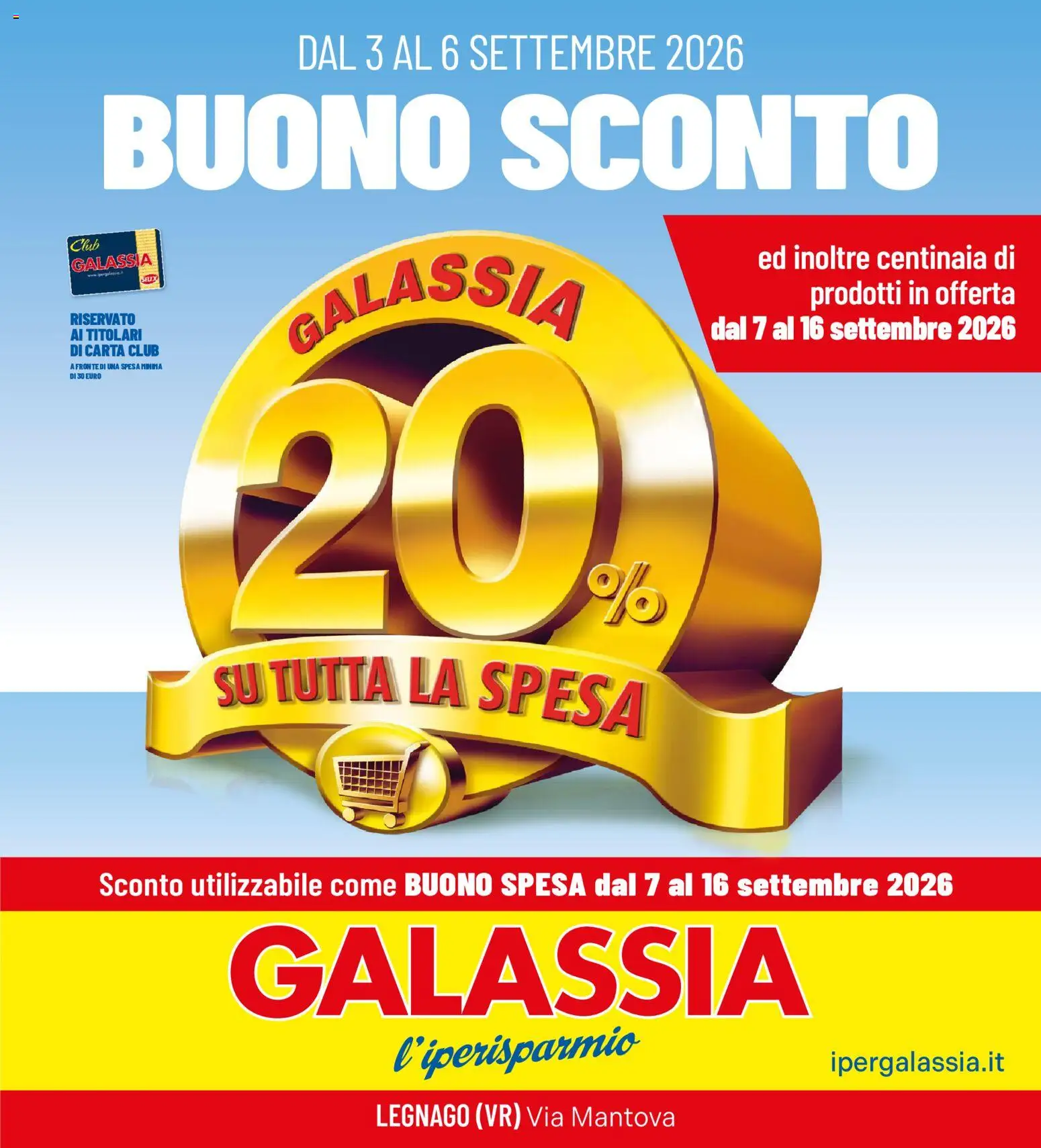Volantino Galassia del 03/09/2026 | Pagina: 1
