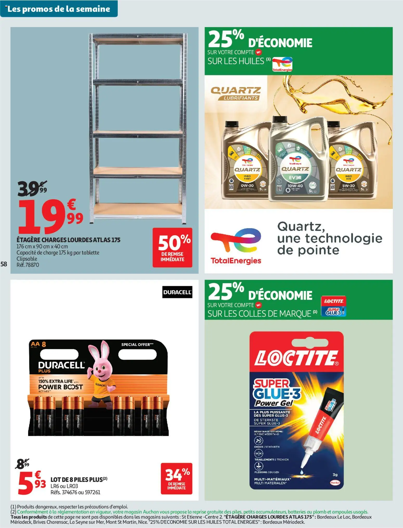 {H1} | Page: 60 | Produits: Tablette, Étagère, Piles