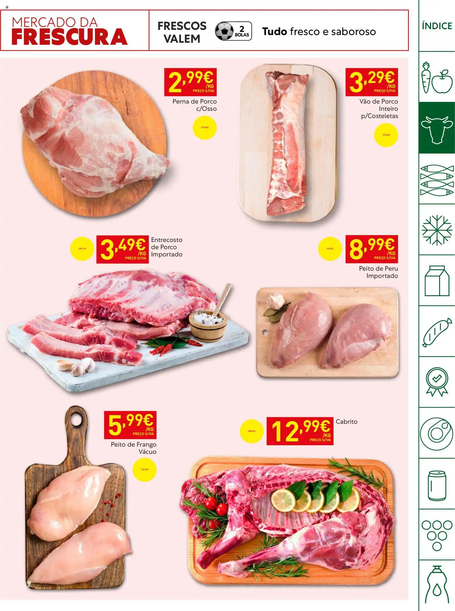 Recheio Horeca │ válido de 05.05.2026 | Página: 7 | Produtos: Peito de peru, Frango, Peru, Cabrito