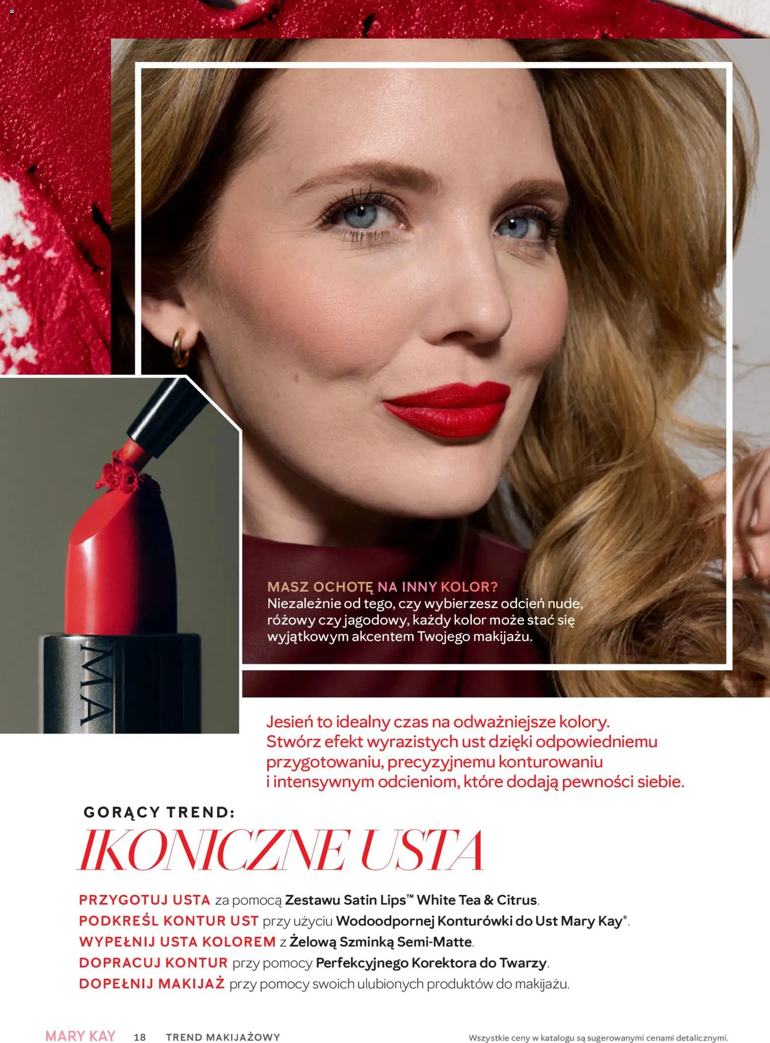 Mary Kay Katalog od 05.10.2026 | Strona: 18 | Produkty: Makijaż, Szminka