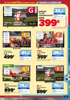 Vista previa Carrefour Electroverano válido desde el 06/07/2026 | Página: 3 | Productos: Televisión
