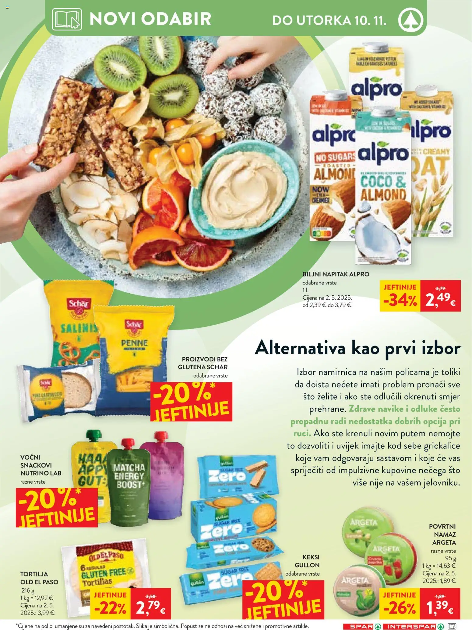 Spar katalog | vrijedi od 21.10.2026 | Stranica: 14 | Proizvodi: Biljni napitak, Matcha, Alpro, Napitak