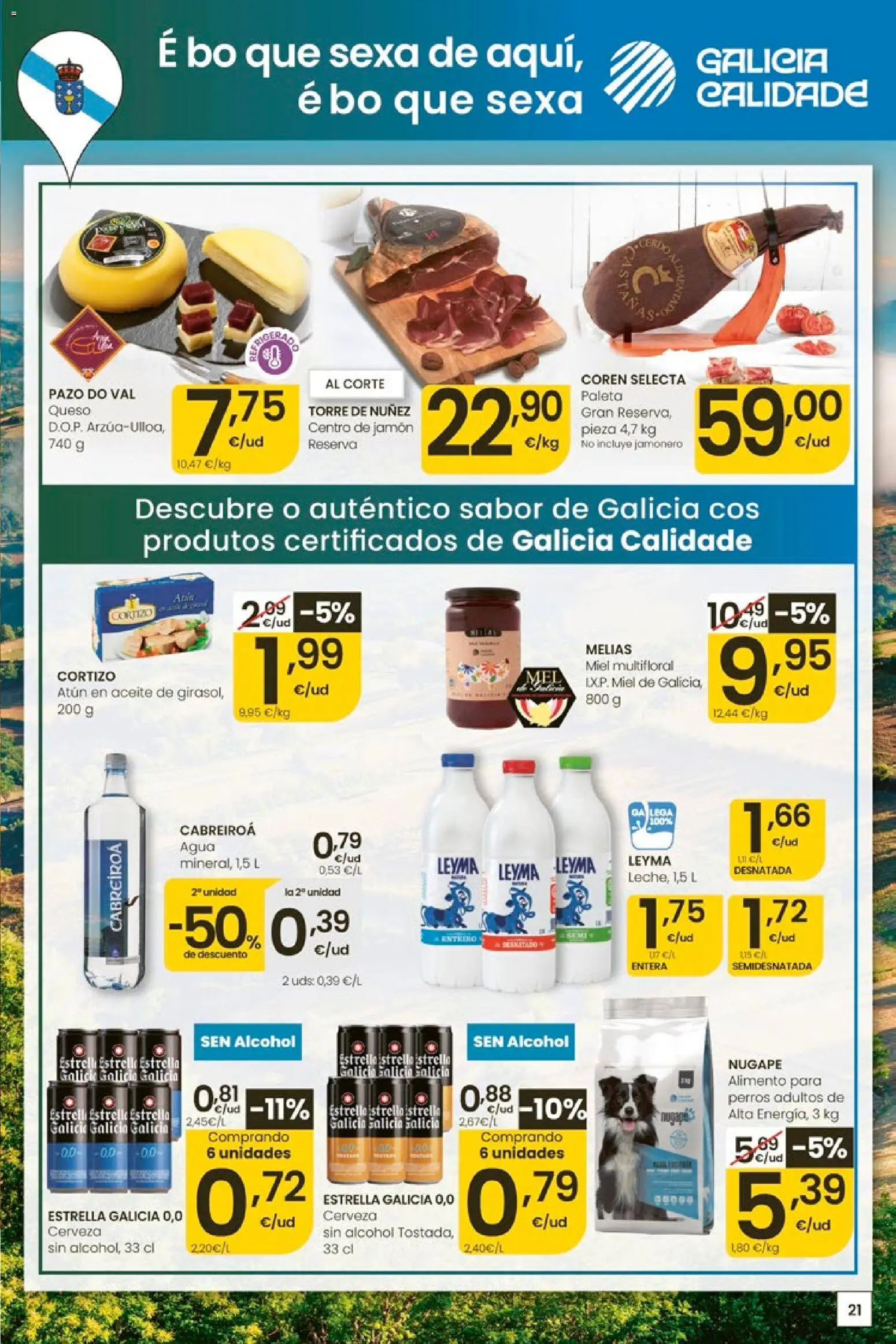 Eroski Quieres ahorrar conmigo │ válido desde el 14.05.2026 | Página: 21 | Productos: Ψηφιακή κάμερα, Queso, Aceite, Cerveza